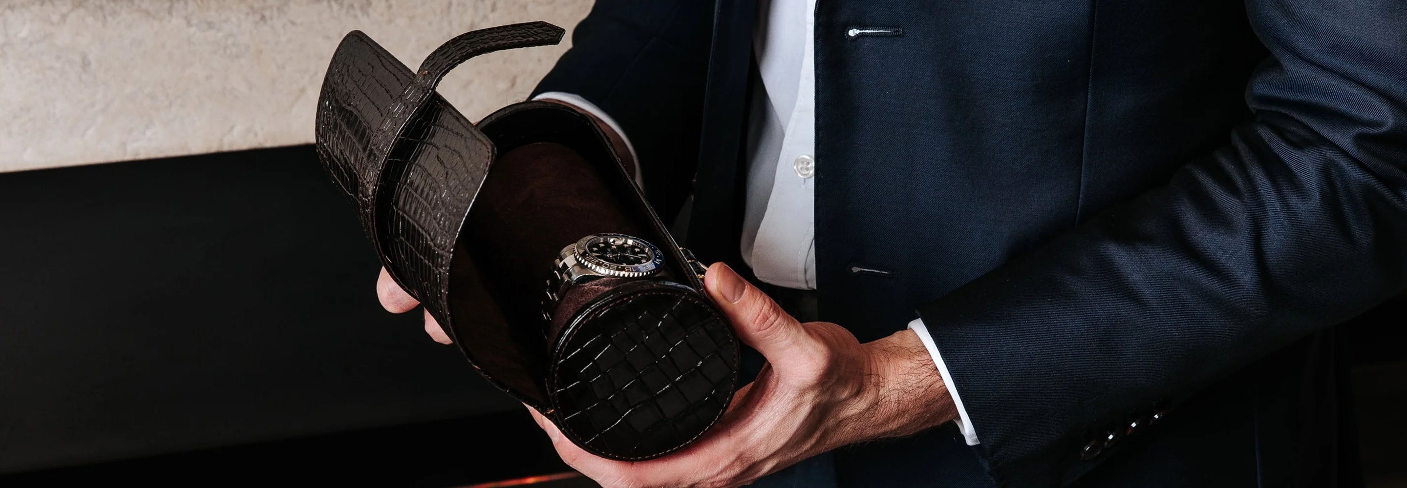Watch Rolls | Premium Single, Double & Triple Leather Watch Rolls | Rapport London