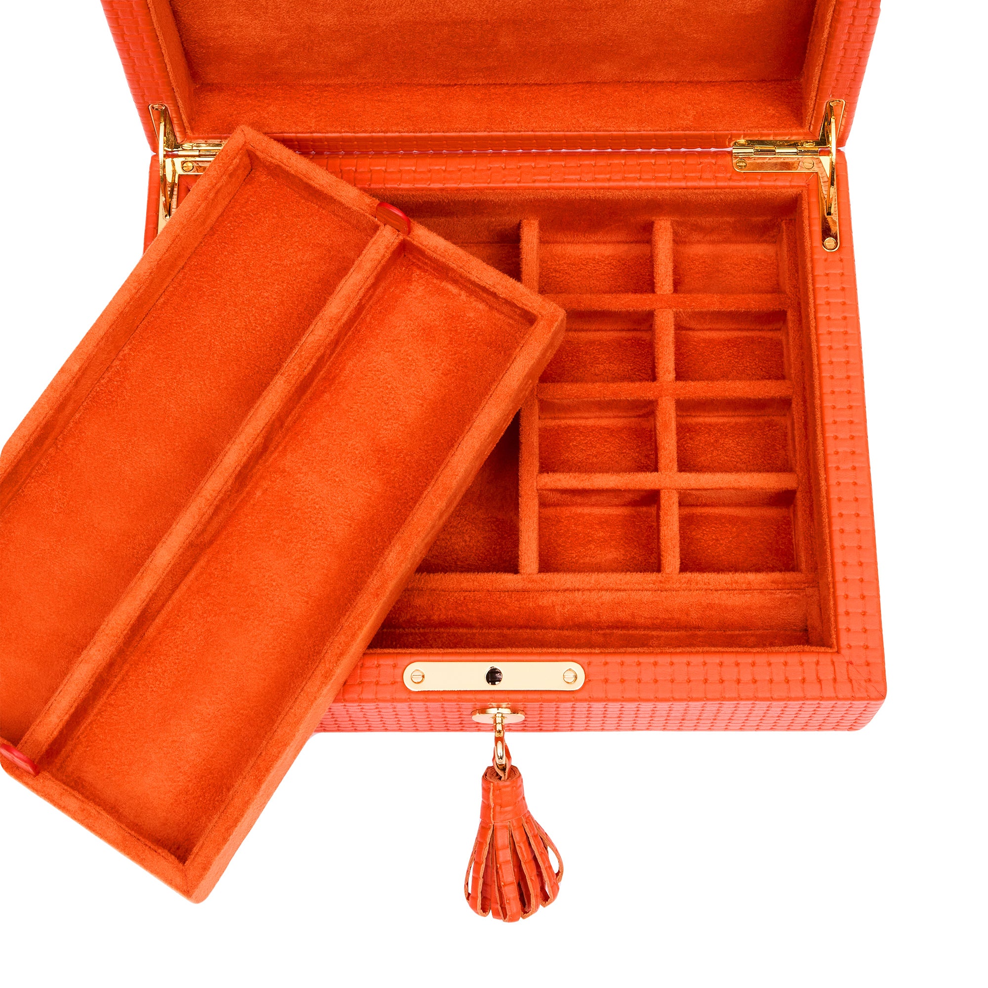 Charlotte Jewellery Box - Orange