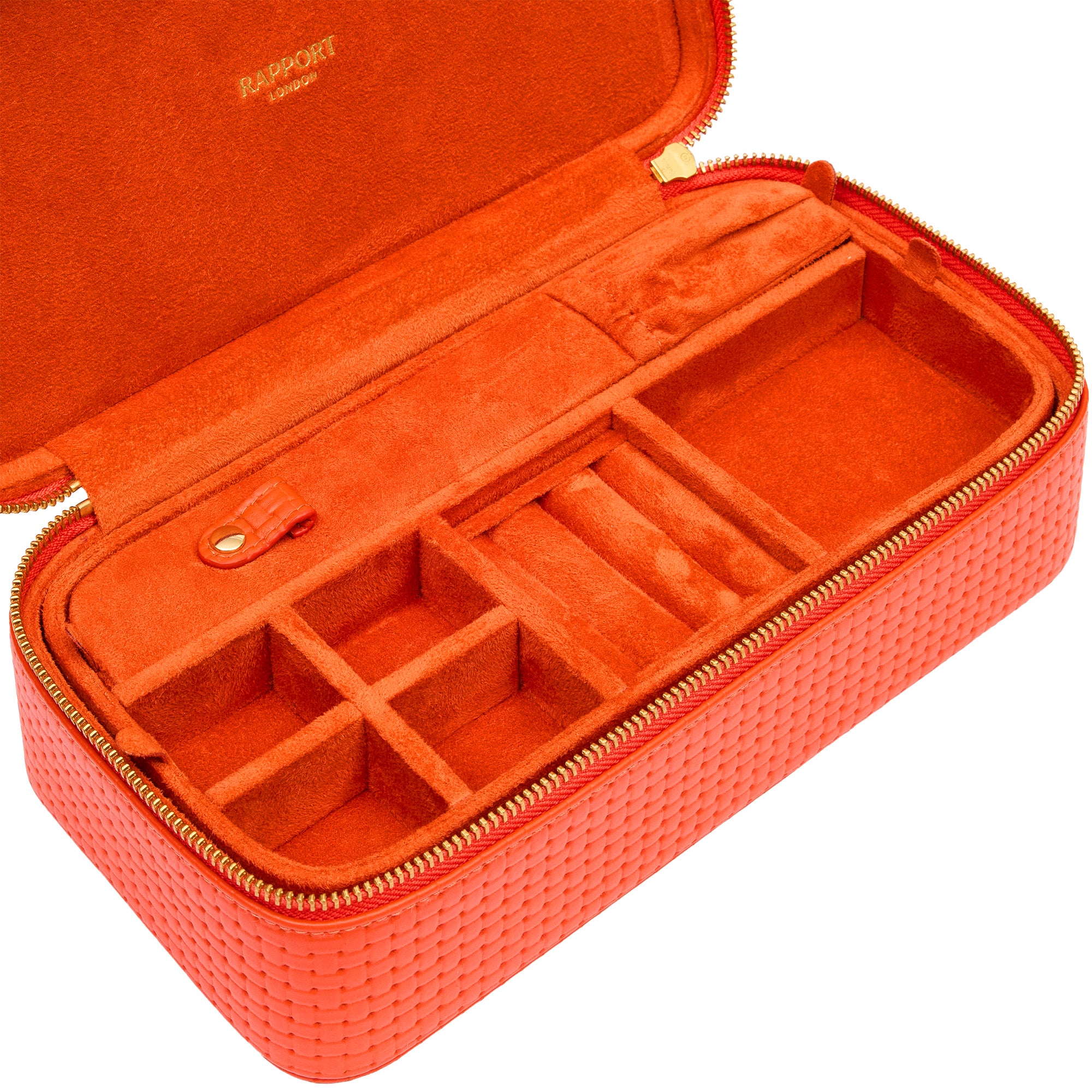 Charlotte Jewellery Case - Orange