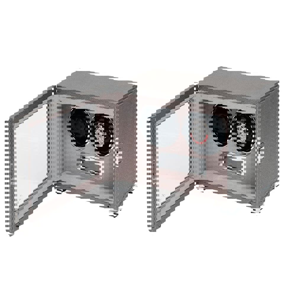 Quantum Duo Watch Winder - Silver