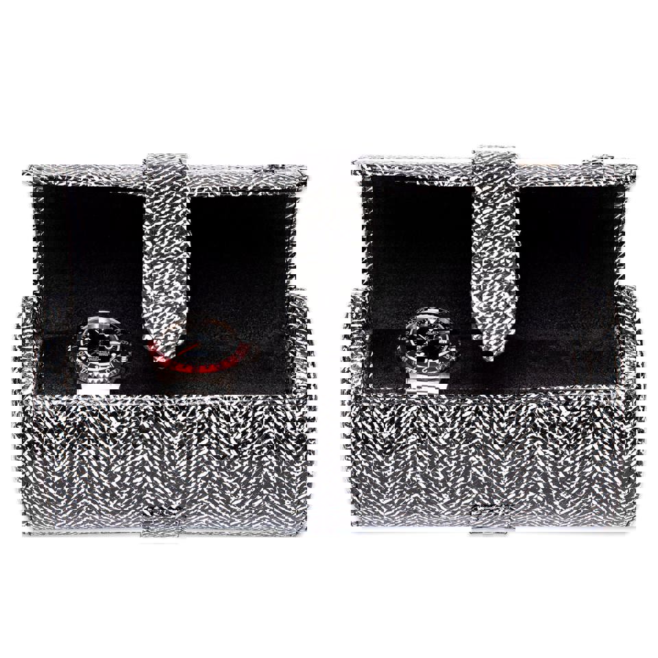 Marlow Three Watch Roll - Black