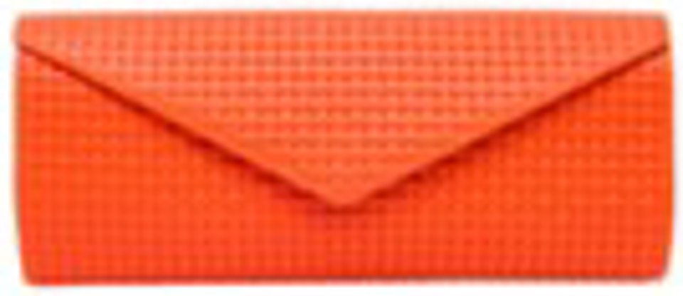 Charlotte Jewellery Roll - Orange