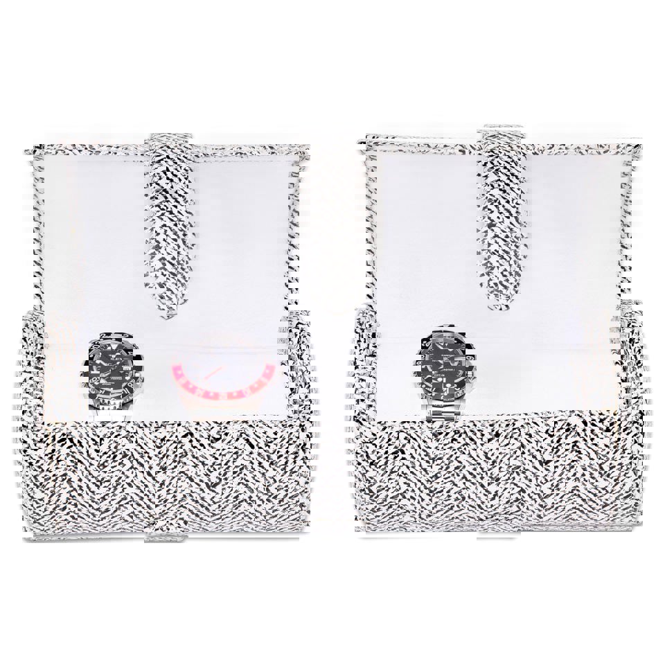 Marlow Three Watch Roll - White