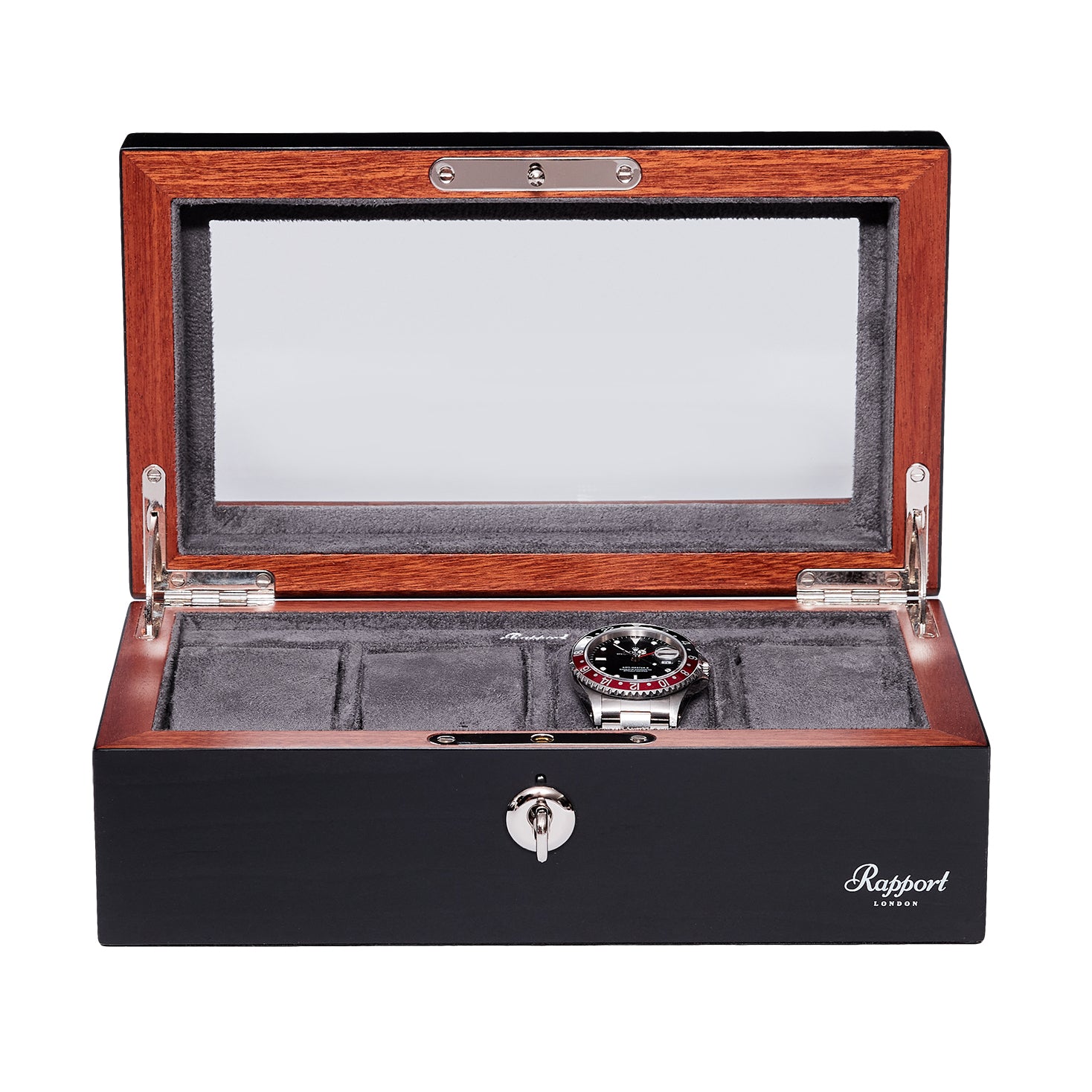 Black Four Watch Box