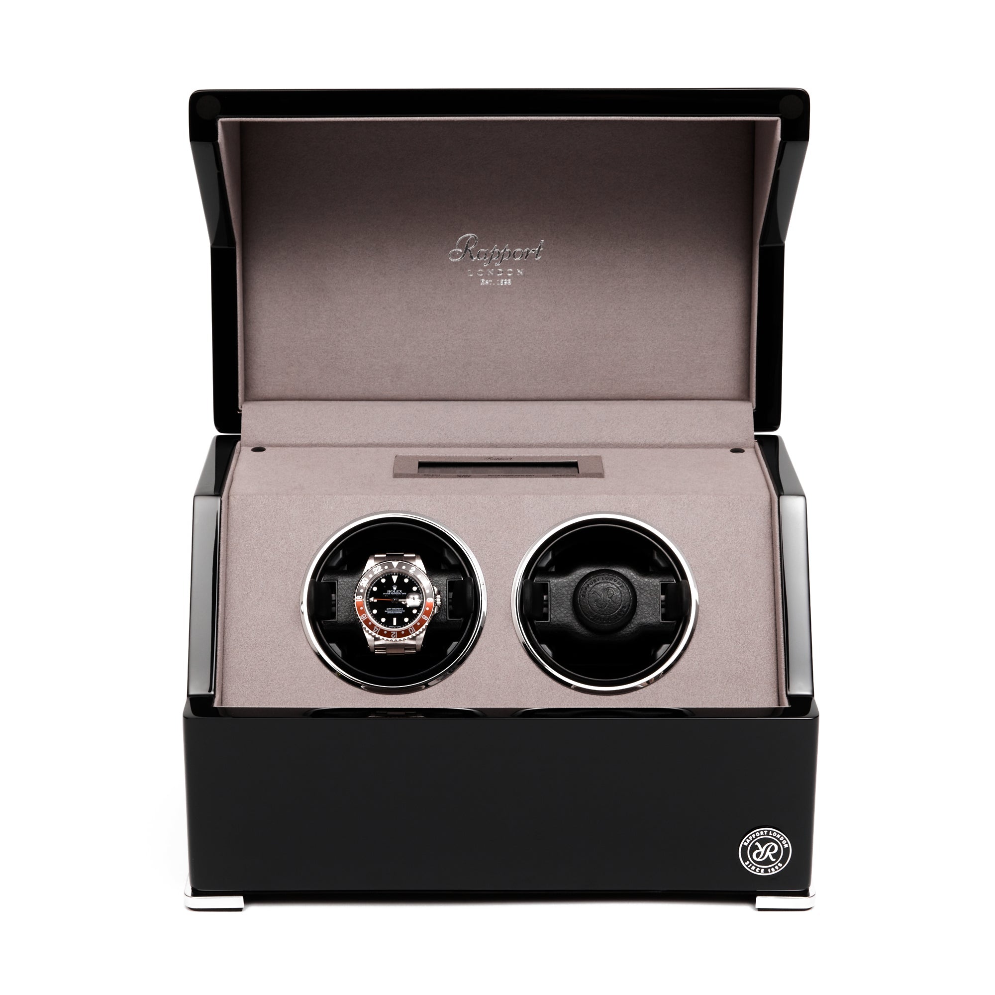 Rapport-Watch Winder-Perpetua III Duo Watch Winder-Black