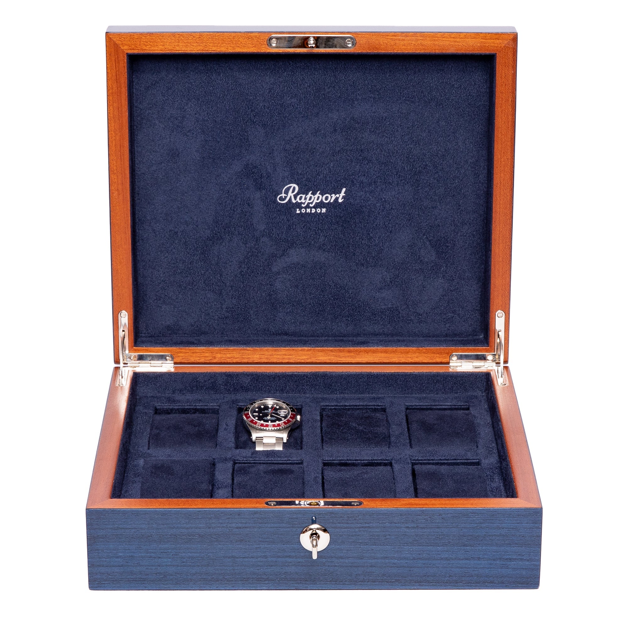 Rapport-Watch Box-Heritage Eight Watch Box-Blue