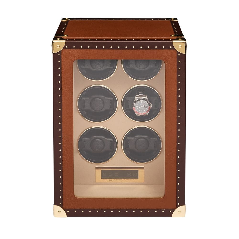 Romer Six Watch Winder - Brown