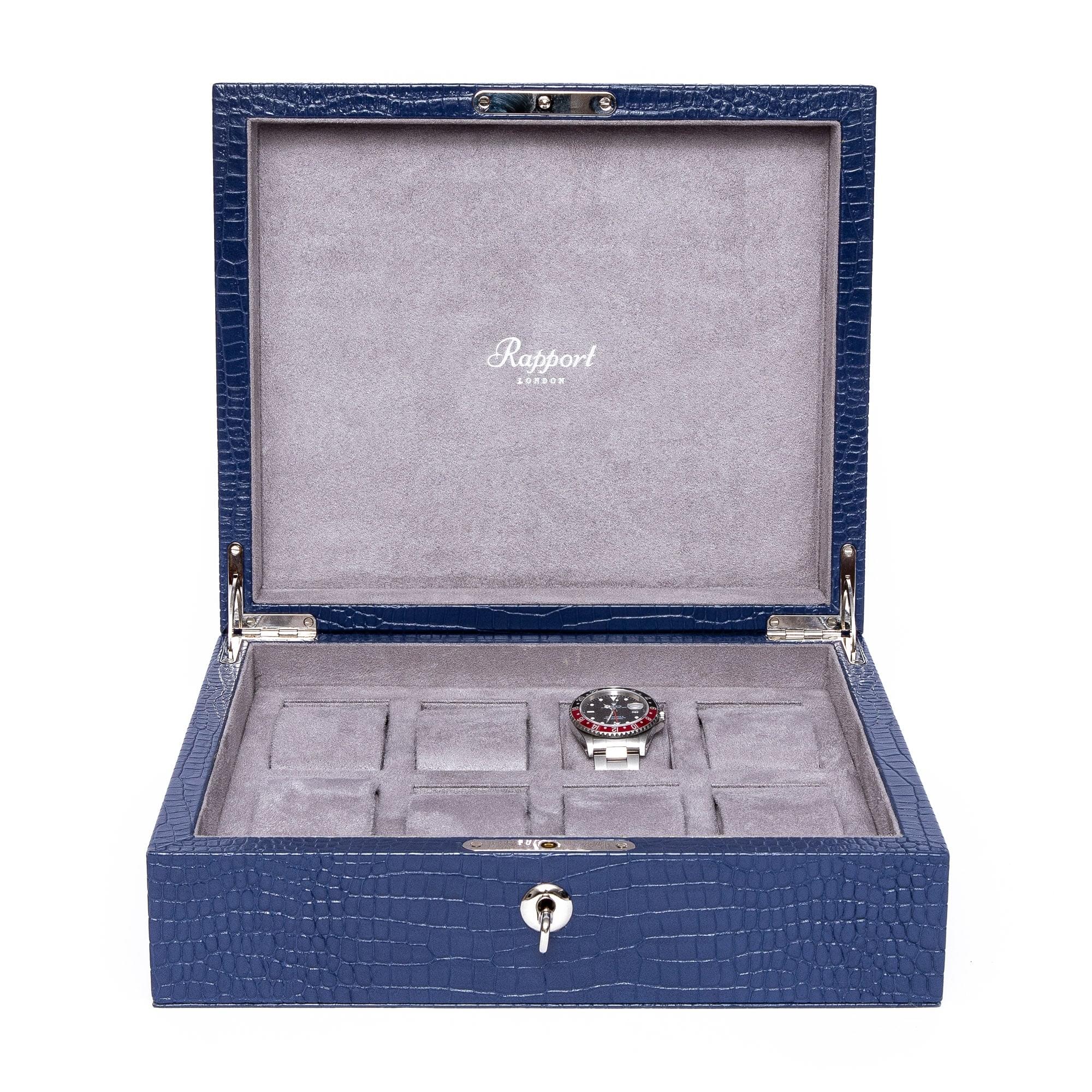 Rapport-Watch Box-Brompton Eight Watch Box-Blue