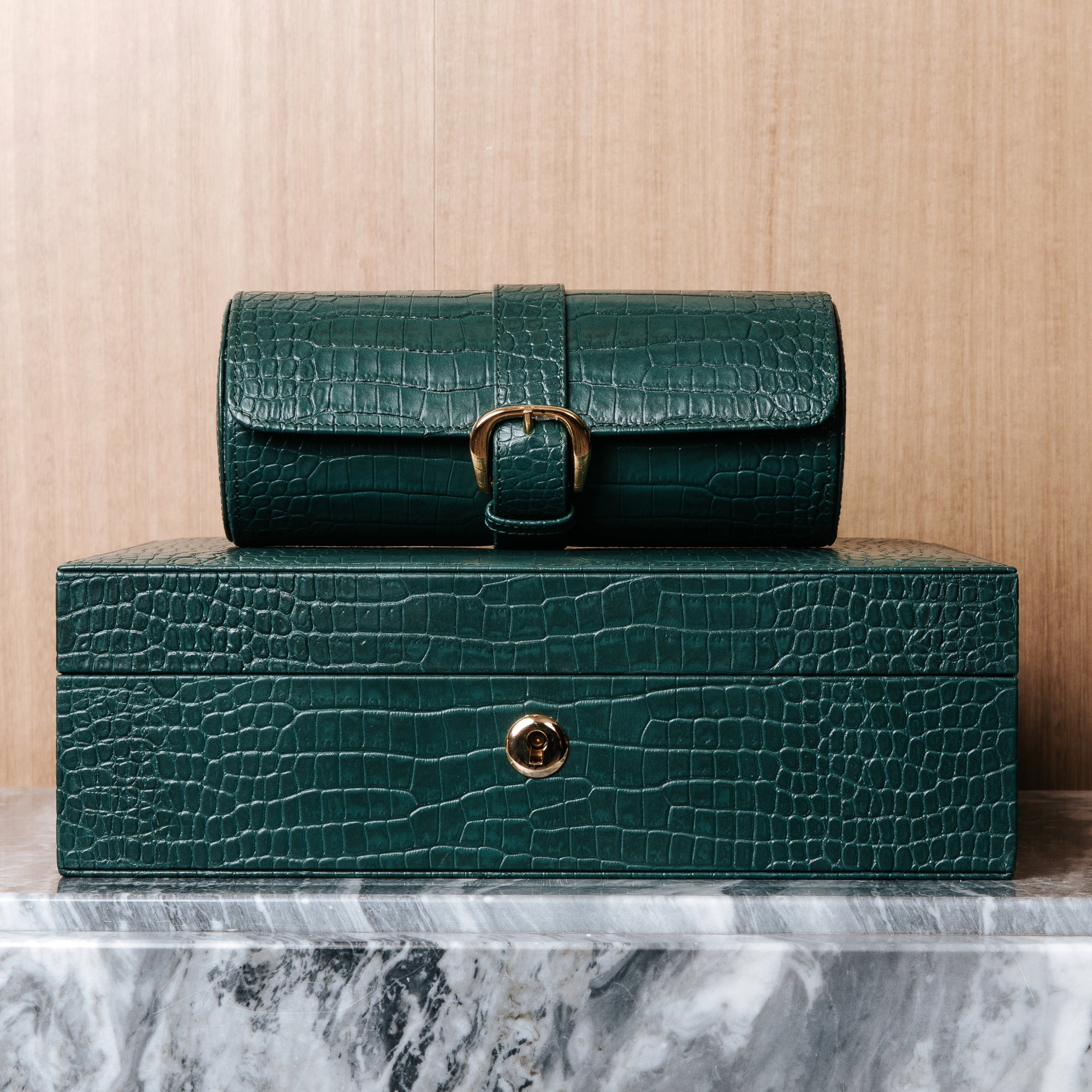 Brompton Eight Watch Box - Green