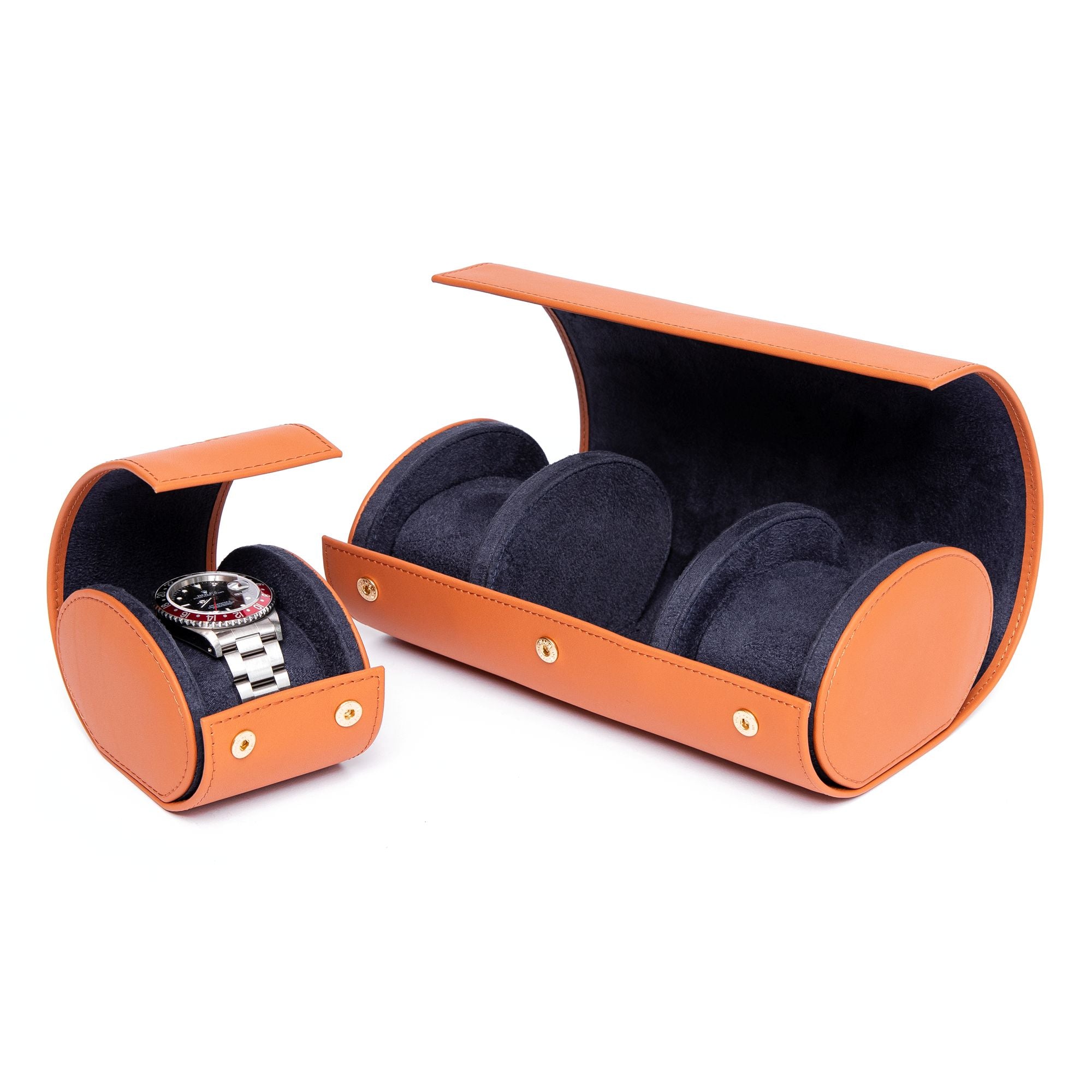 Sample Hyde Park Three Watch Roll - Tan
