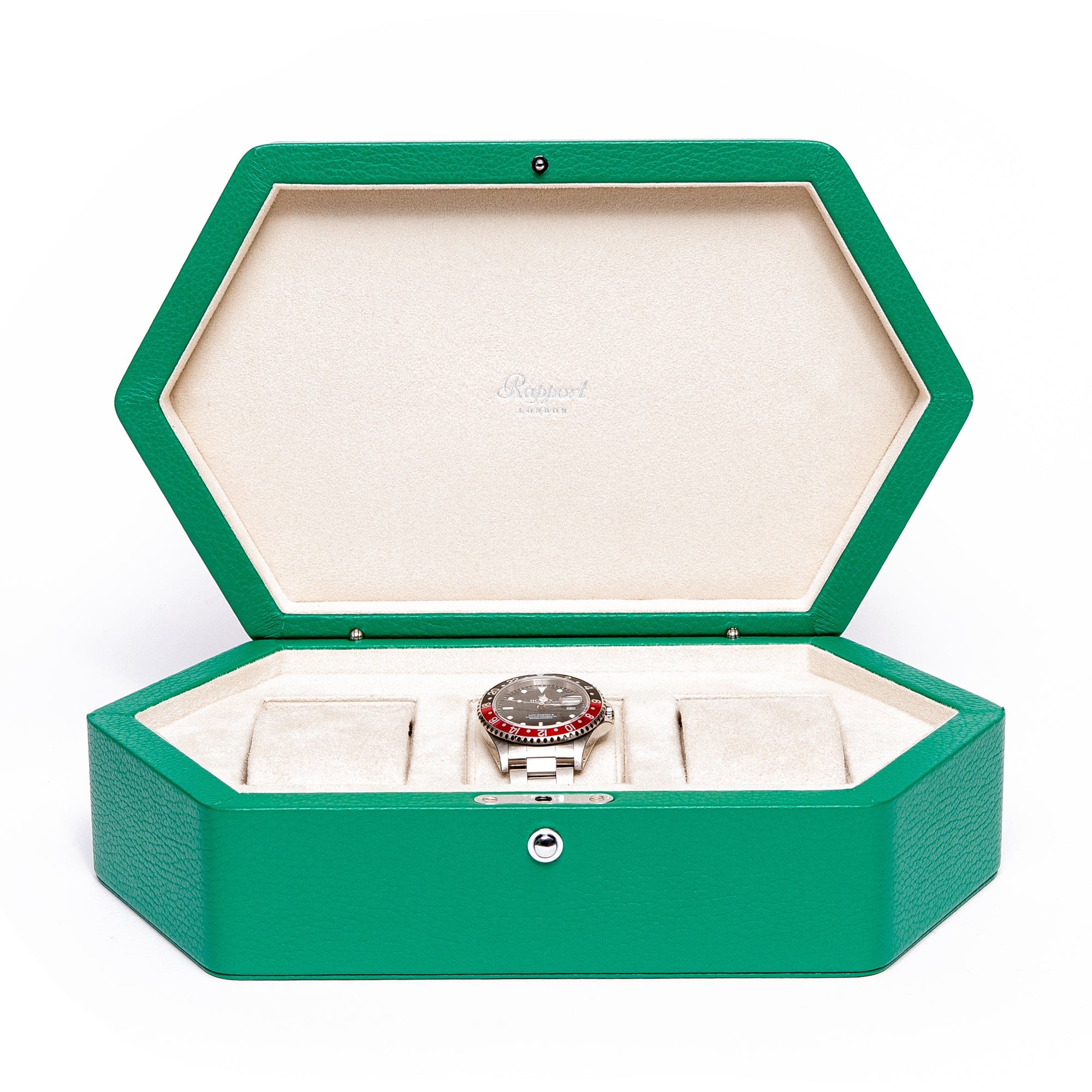 Green best sale watch box