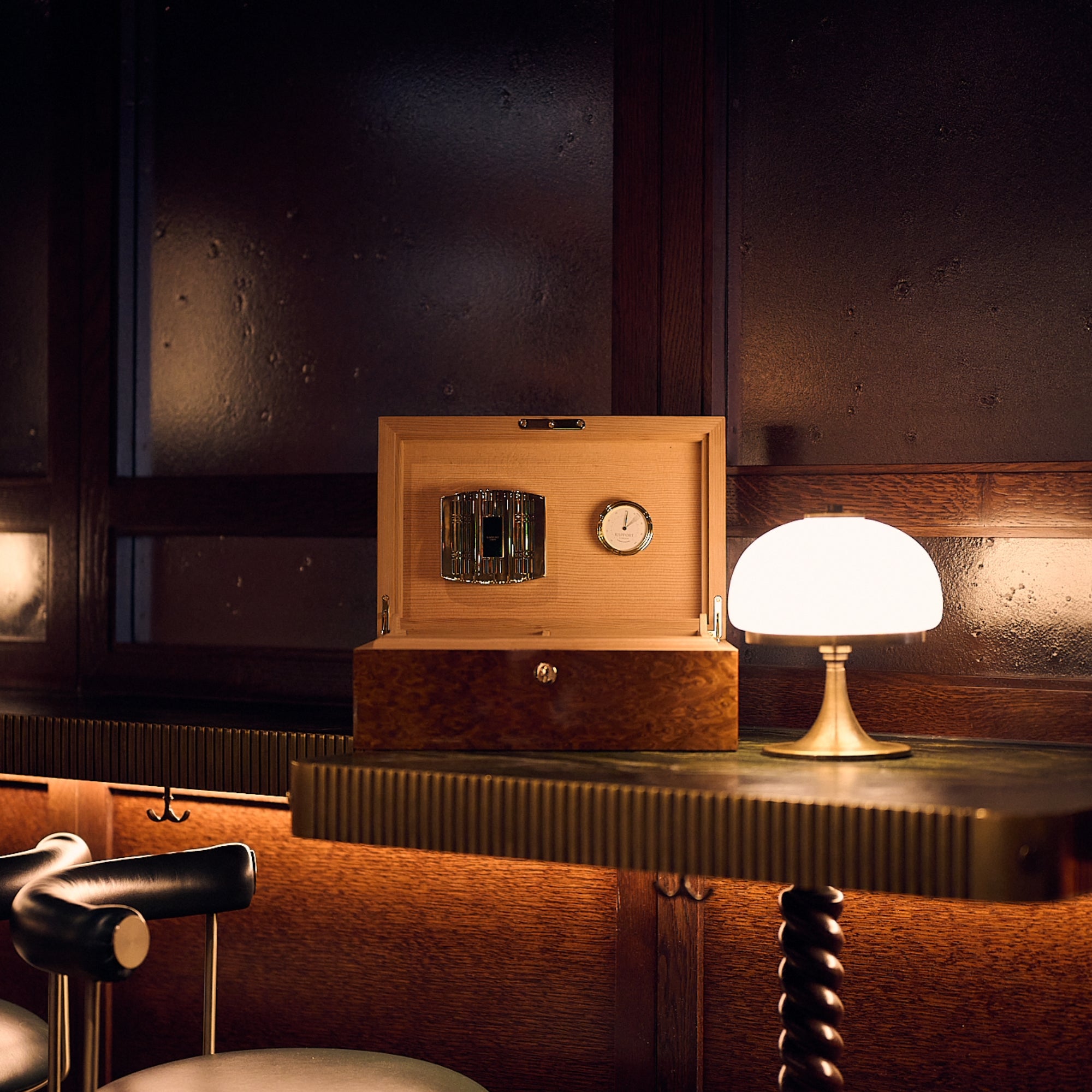 Heritage Humidor - Burr Walnut