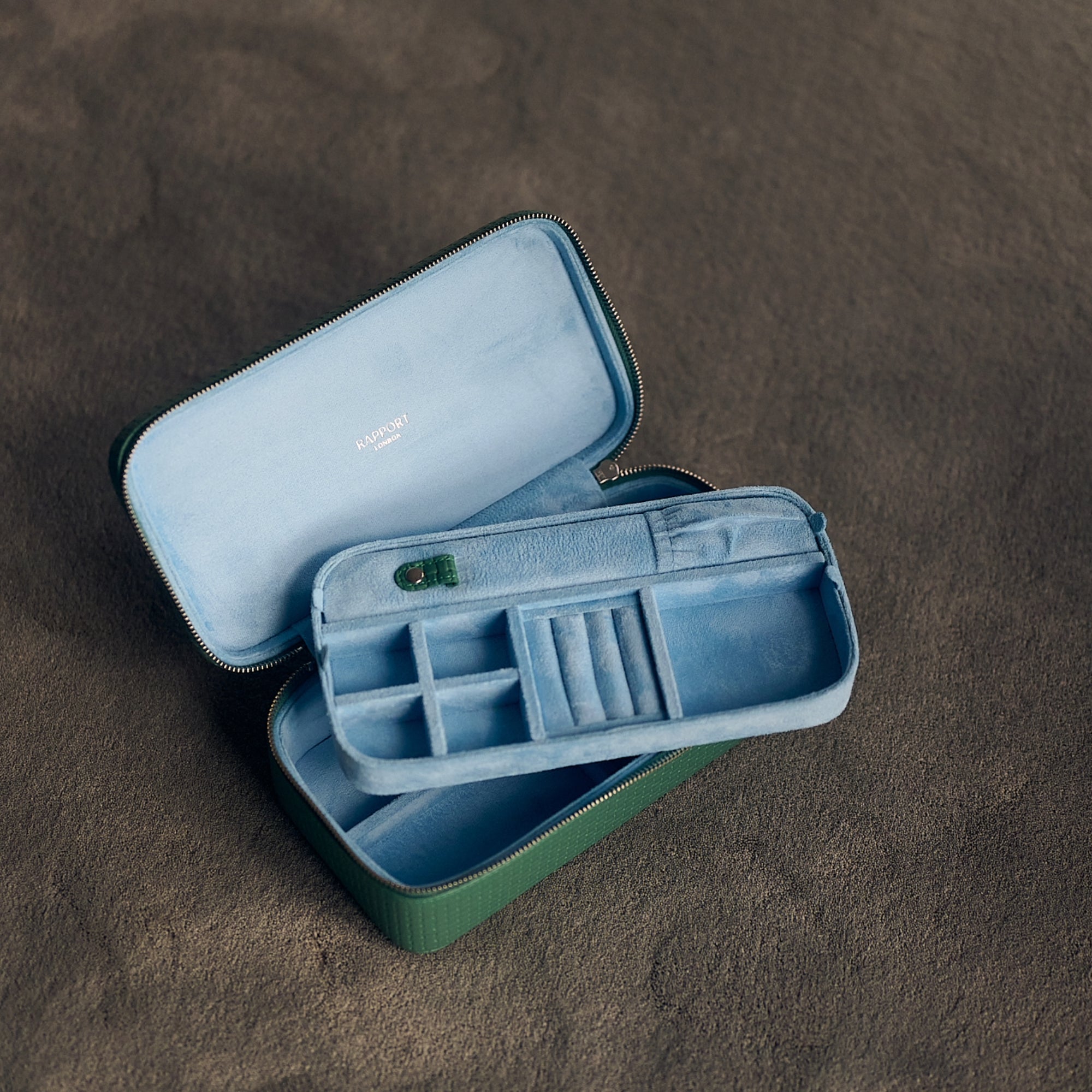 Charlotte Jewellery Case - Green