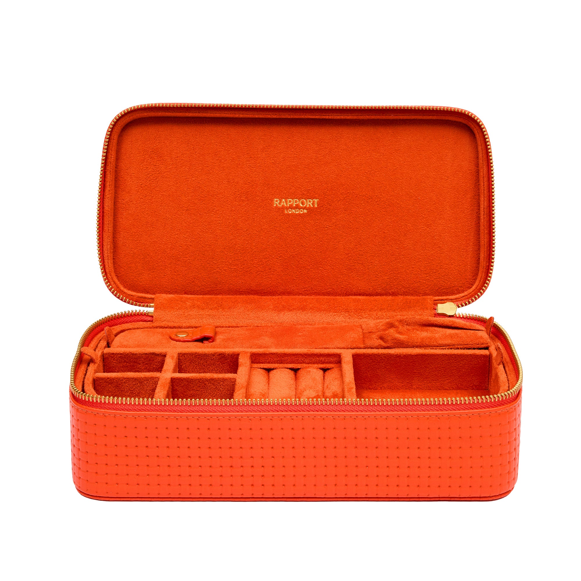Charlotte Jewellery Case - Orange