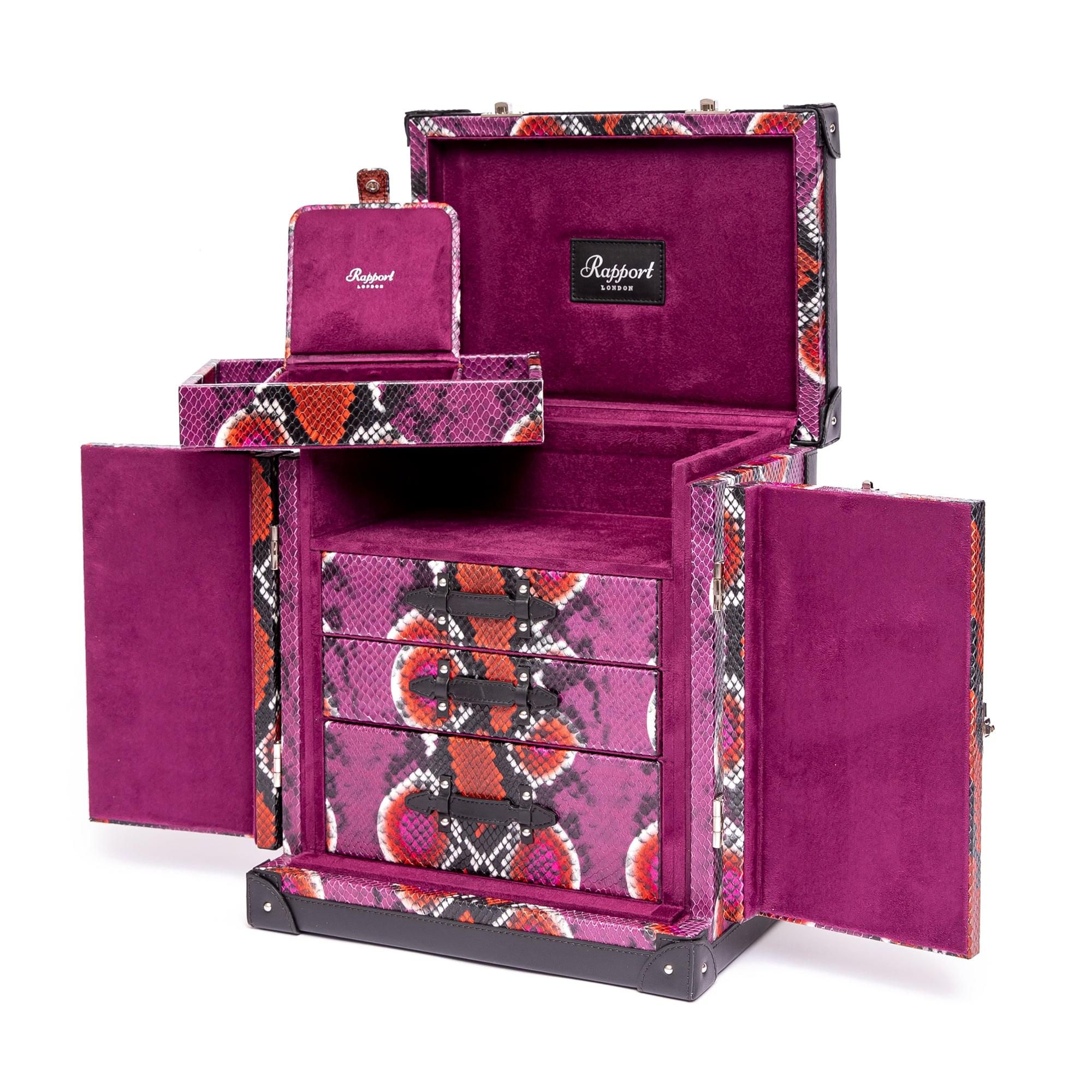 Amour Deluxe Jewellery Trunk - Pink