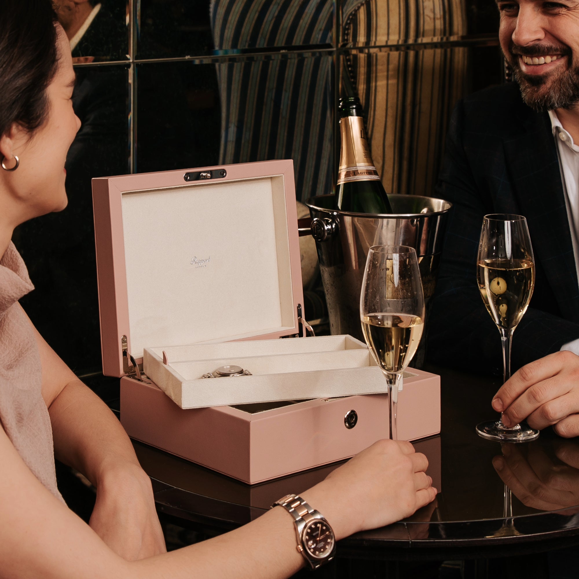 Victoria Jewellery Box - Pink
