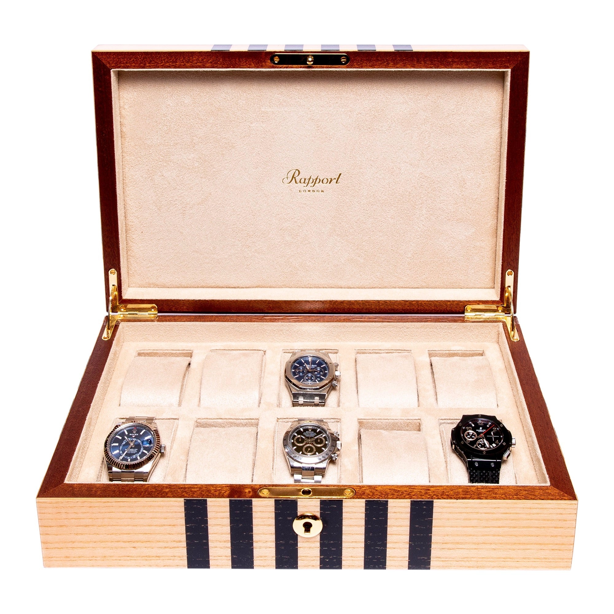 Rapport-Watch Box-Labyrinth Ten Watch Box-Beige