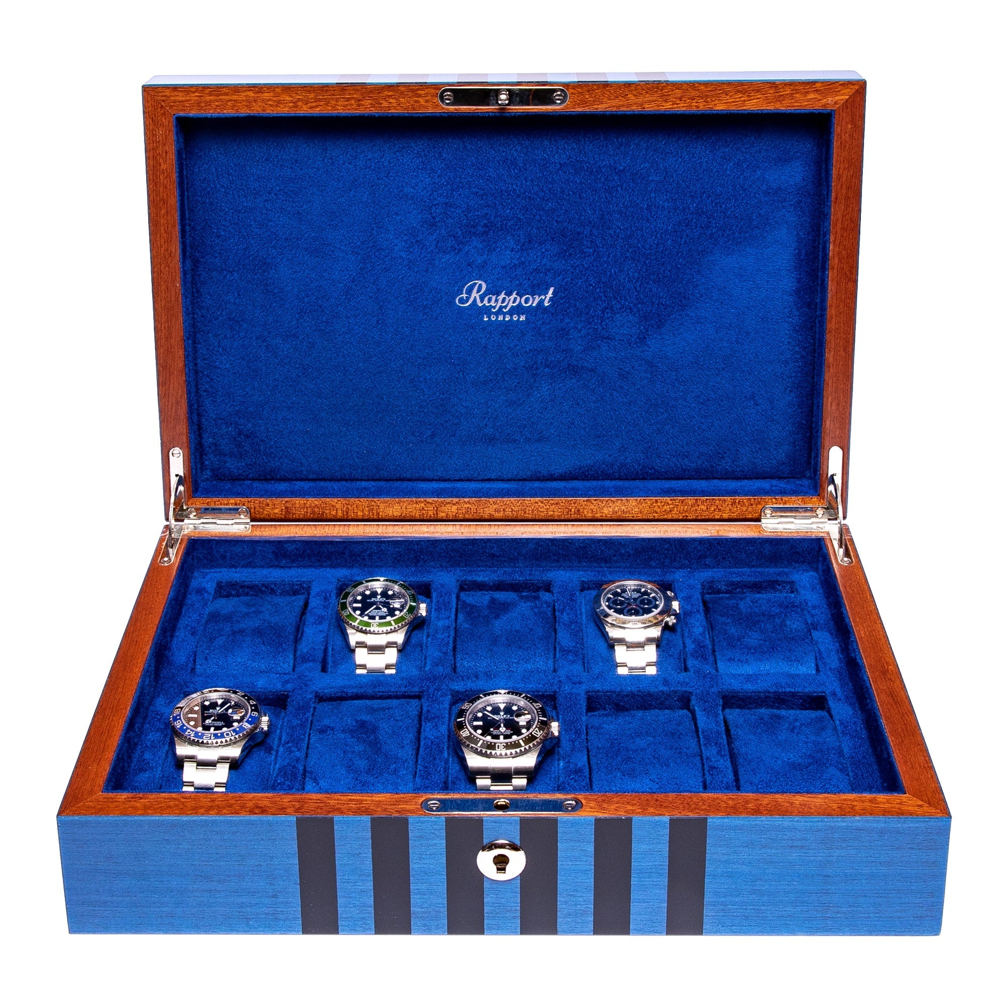 Rapport-Watch Box-Labyrinth Ten Watch Box-Blue