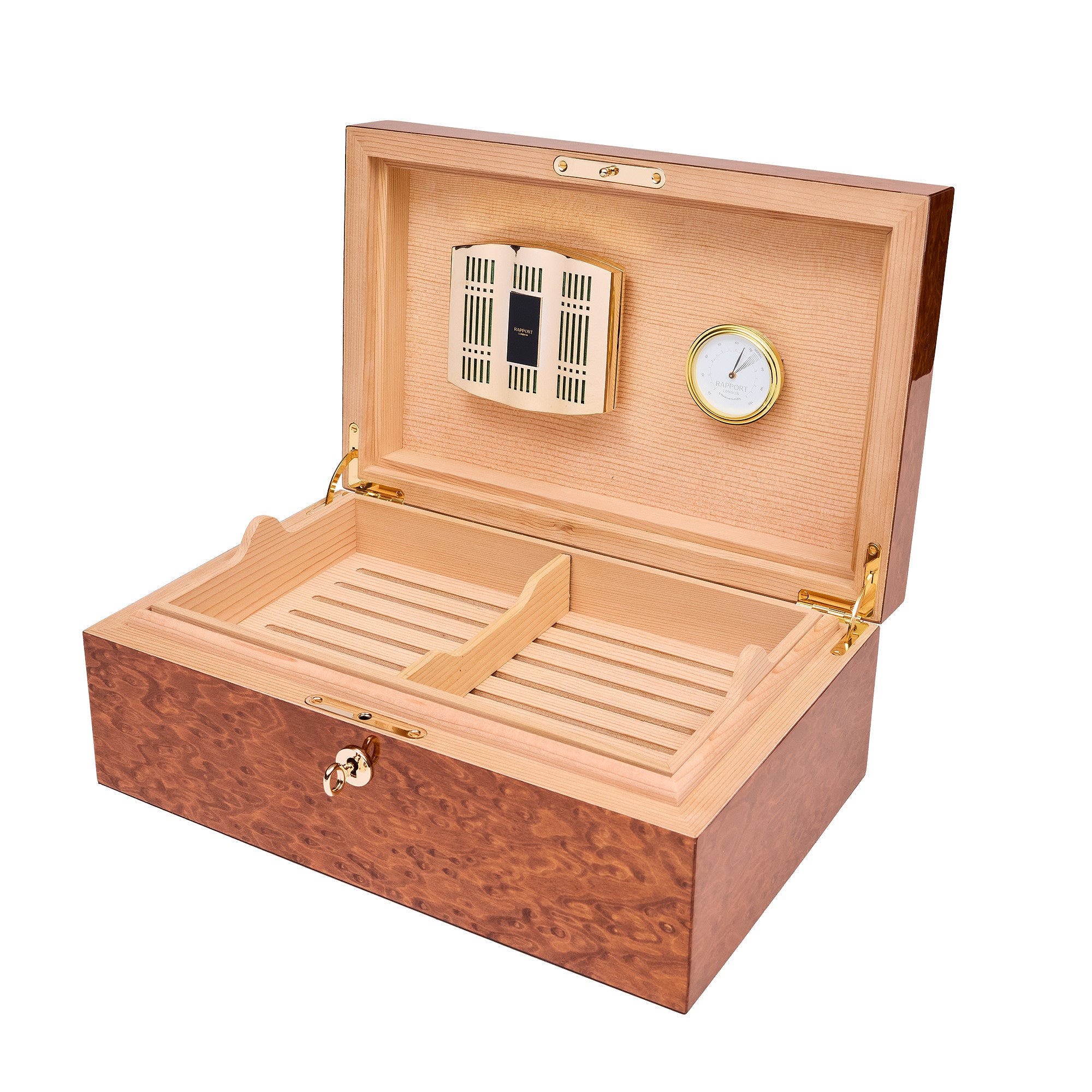 Heritage Humidor - Burr Walnut