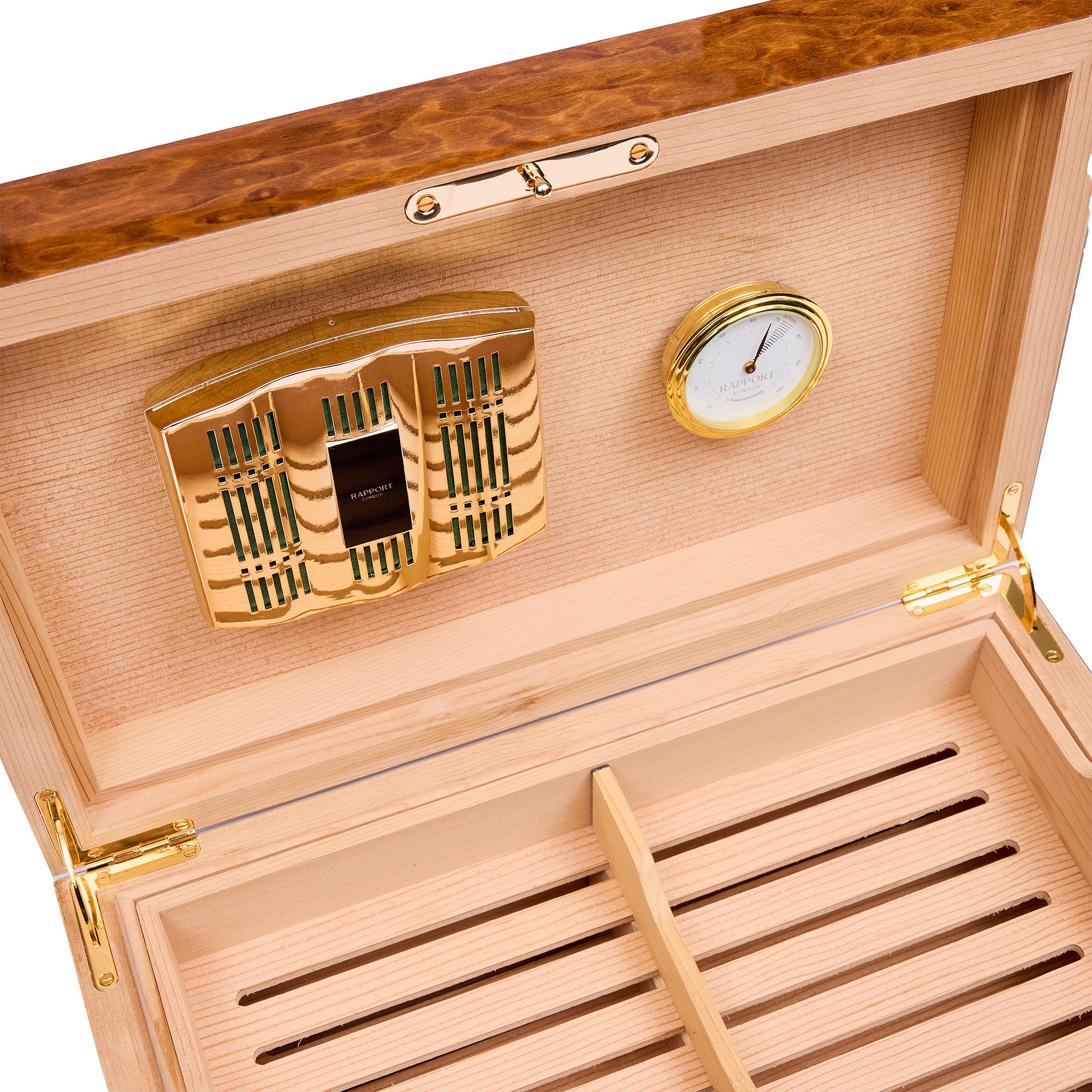 Heritage Humidor - Burr Walnut