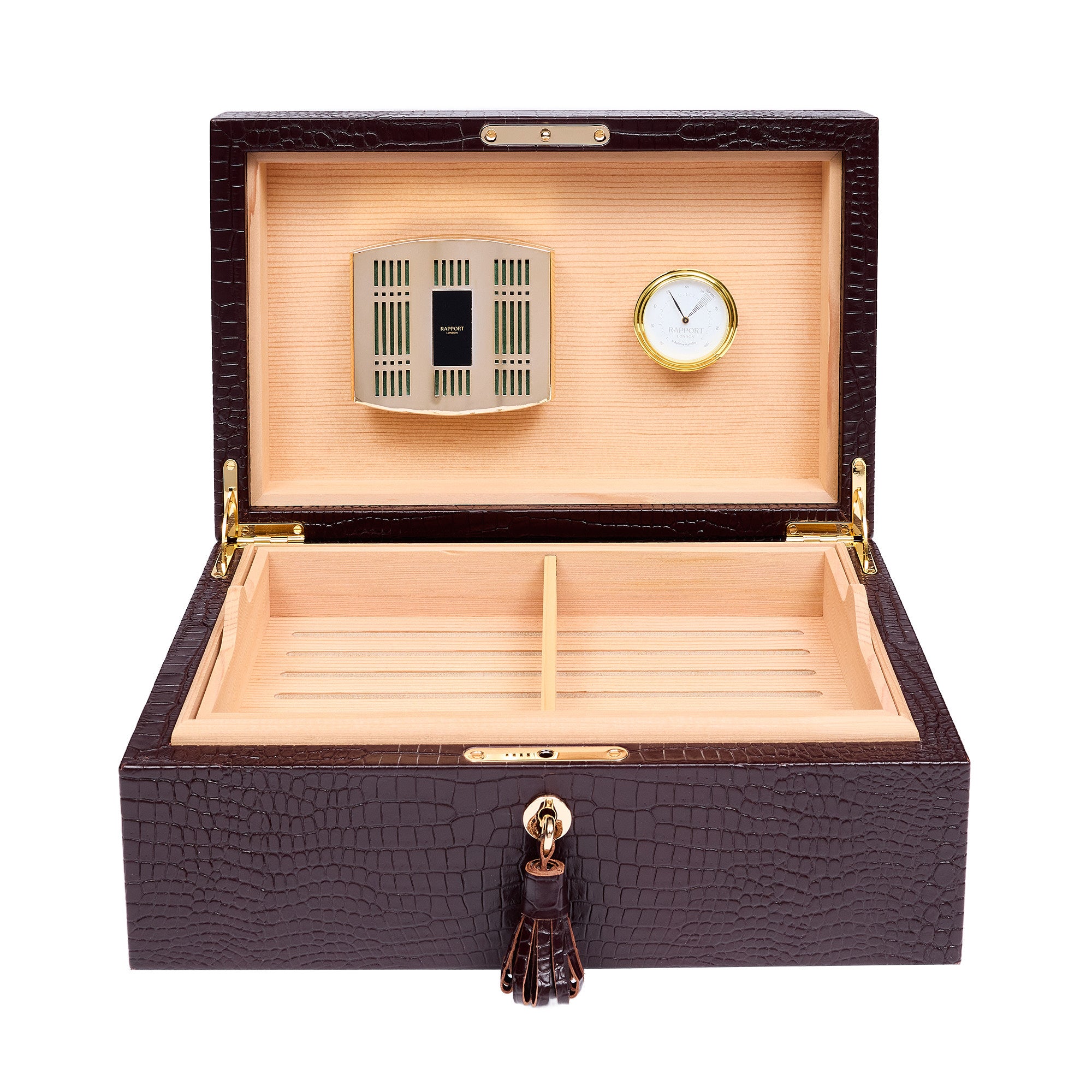 Sample Brompton Large Humidor - Brown
