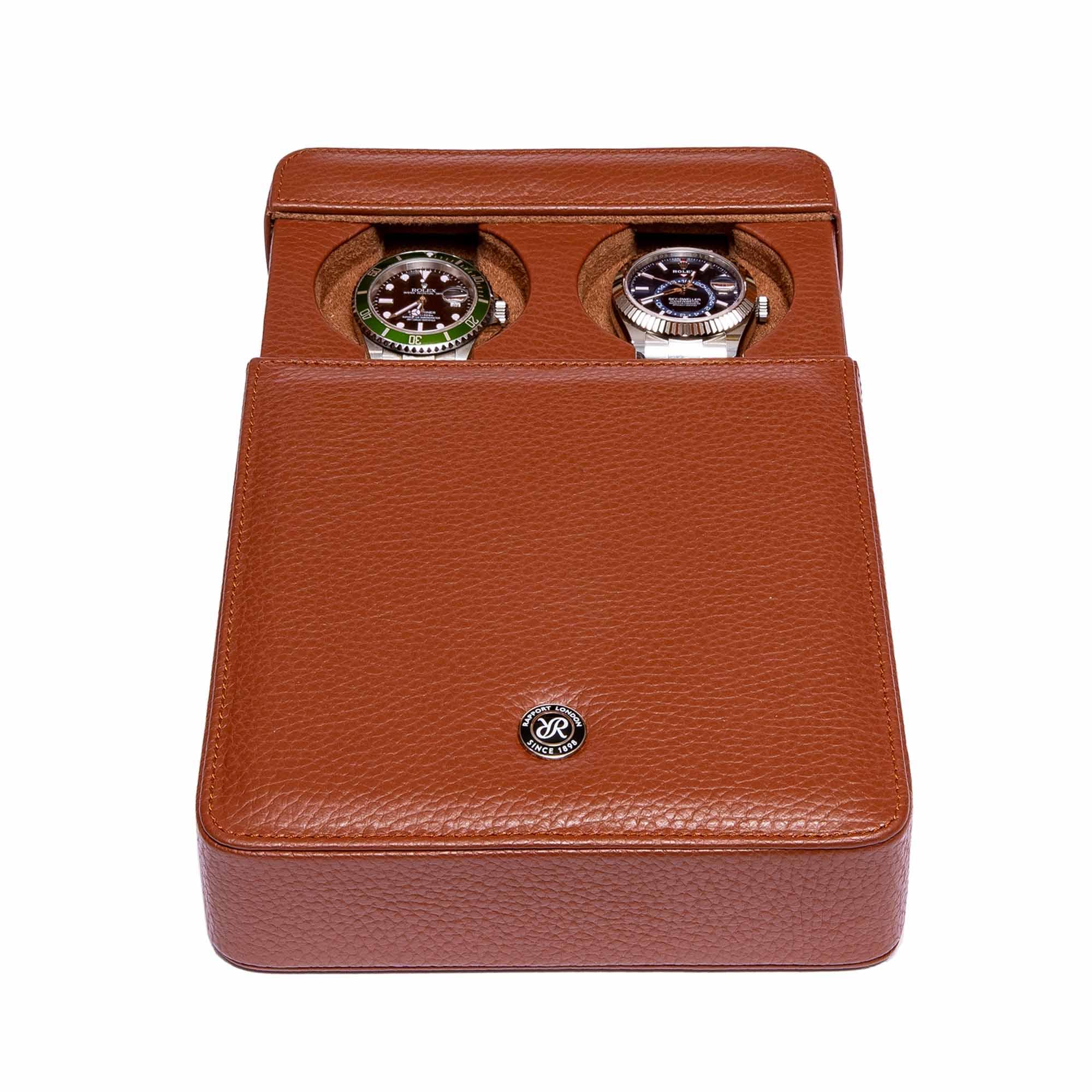 Berkeley Double Watch Slipcase -Tan