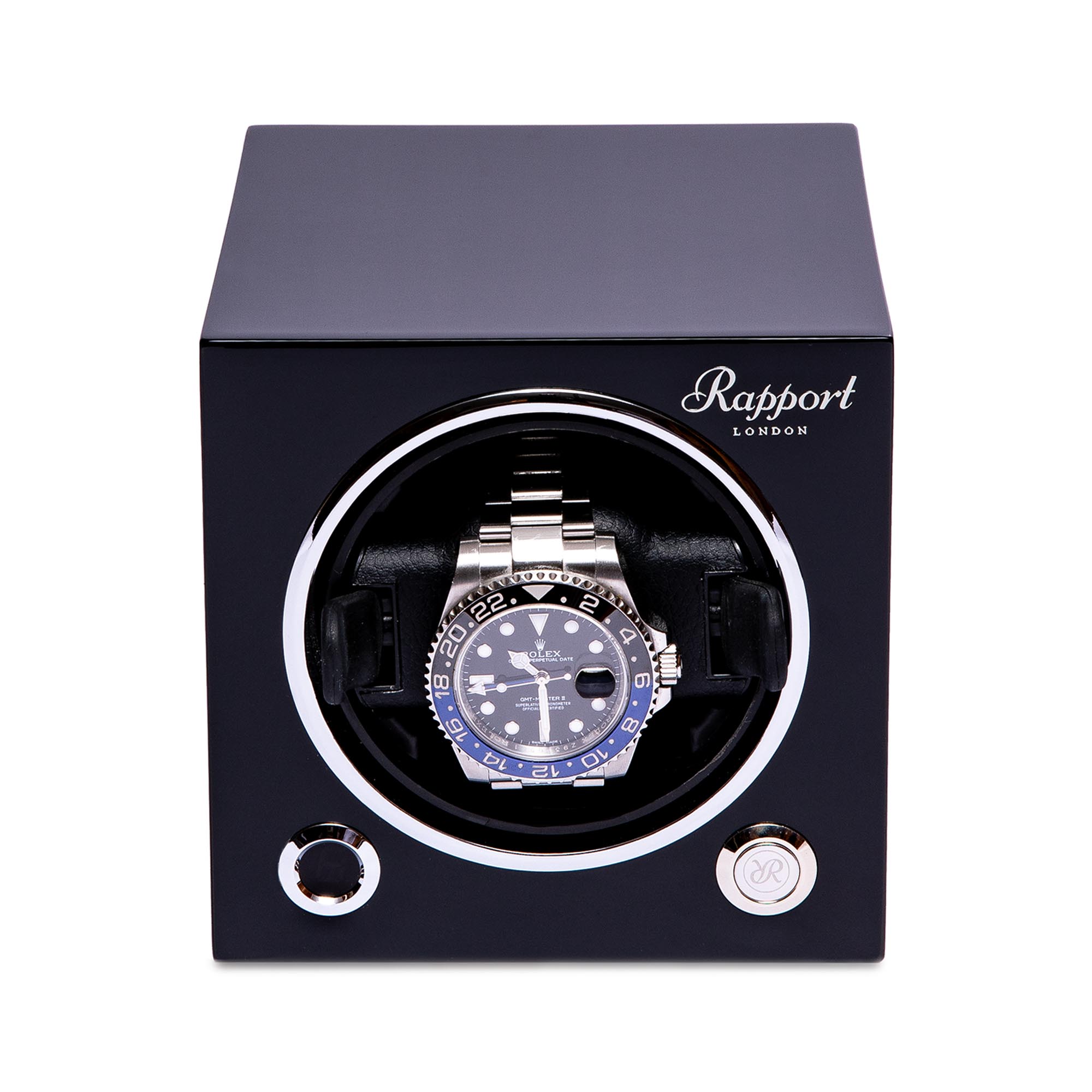 Rapport-Watch Winder-Evo Single Watch Winder-Black