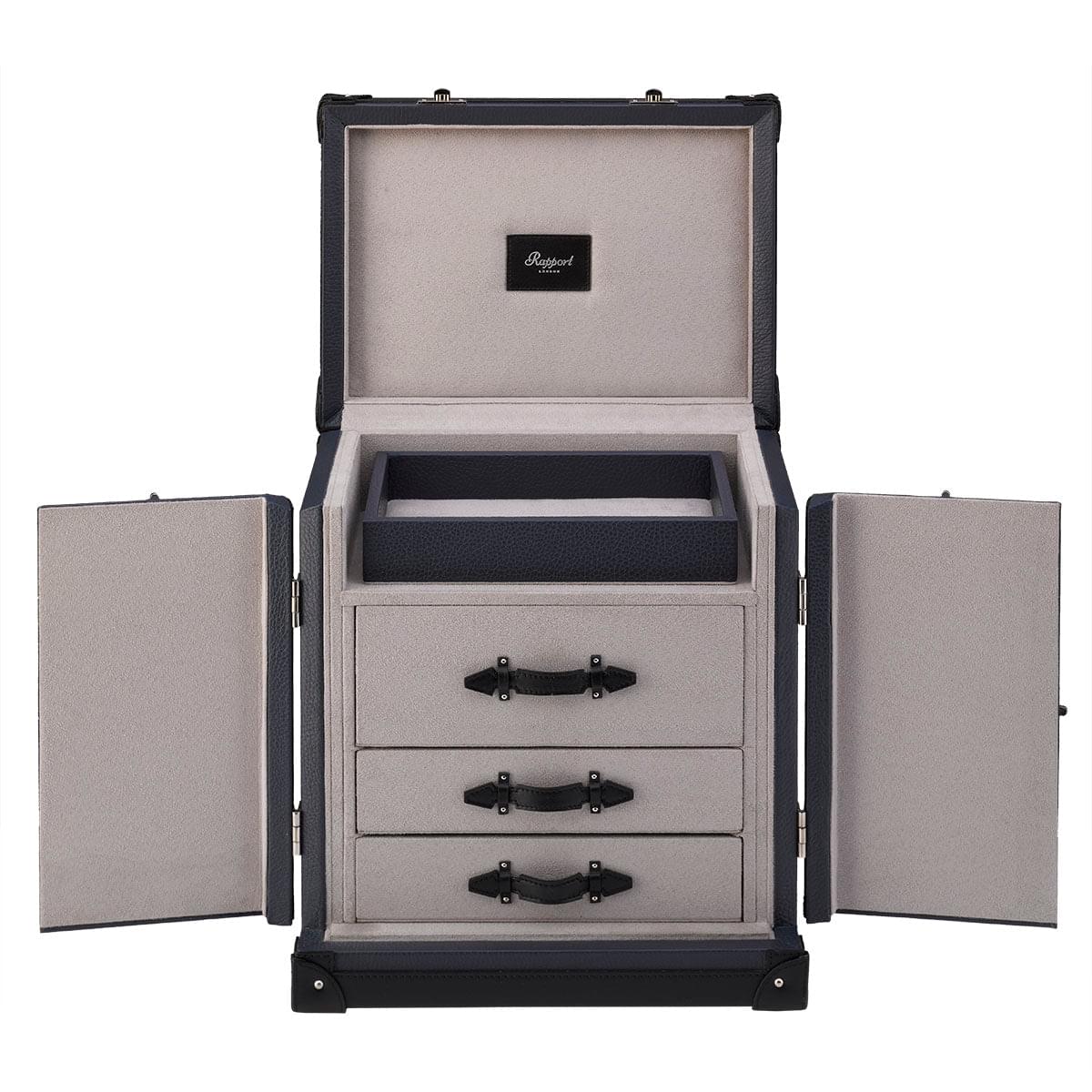 Deluxe Jewellery Trunk - Navy