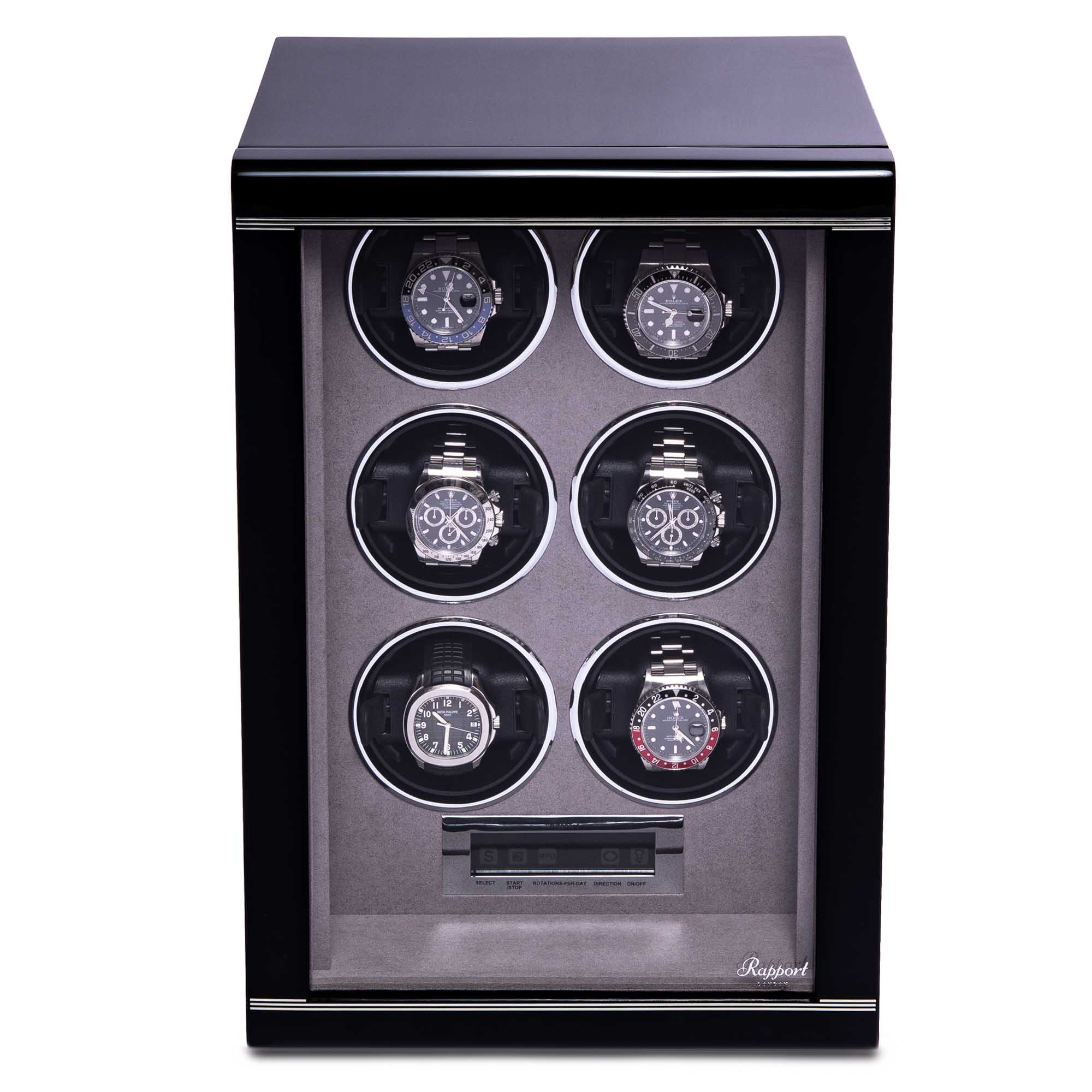 Rapport-Watch Winder-Formula Six Watch Winder-Black