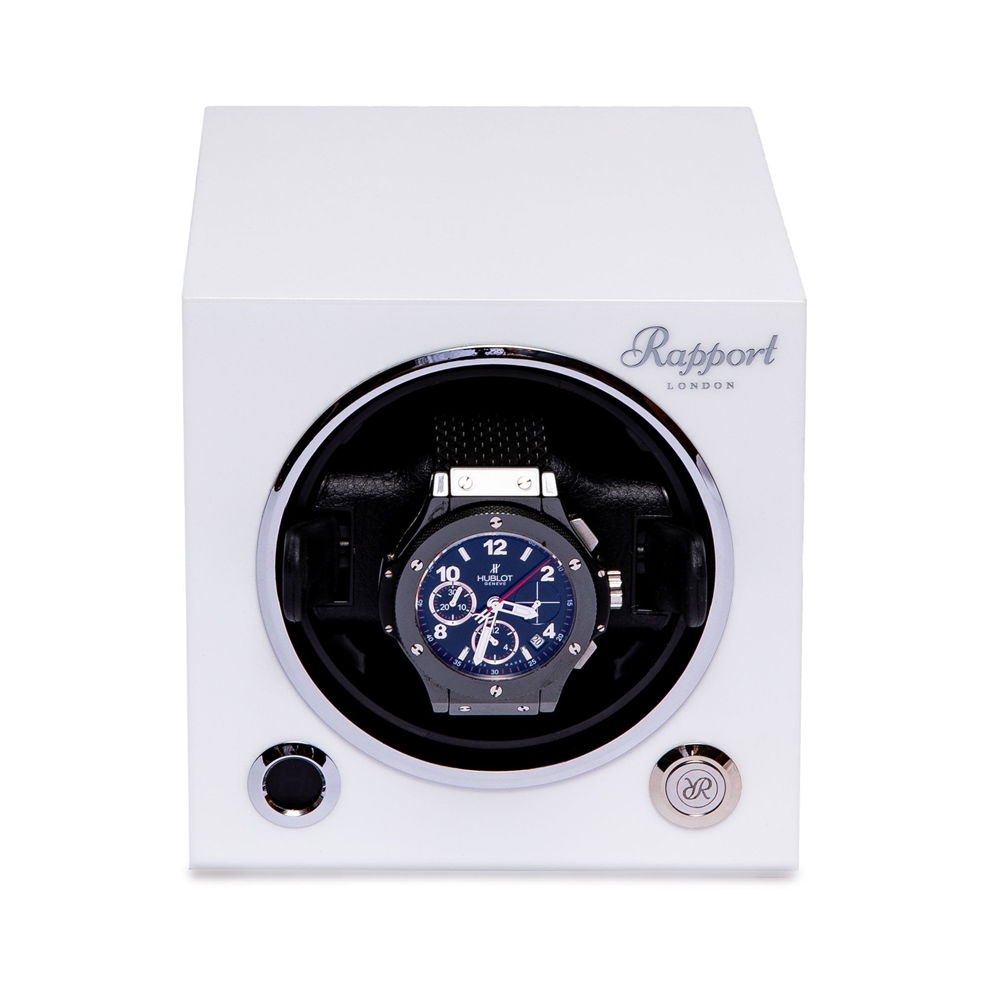 Rapport-Watch Winder-Evo Single Watch Winder-White