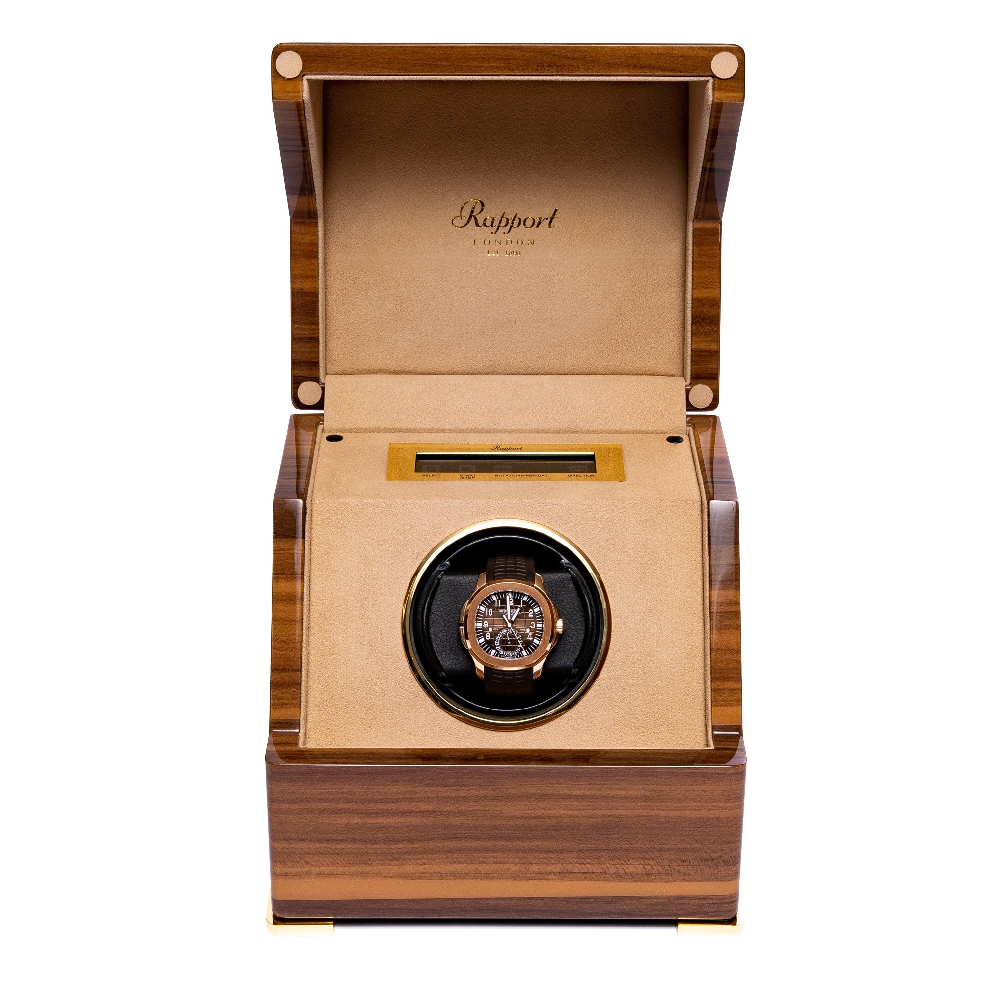 Perpetua III Single Watch Winder - Walnut