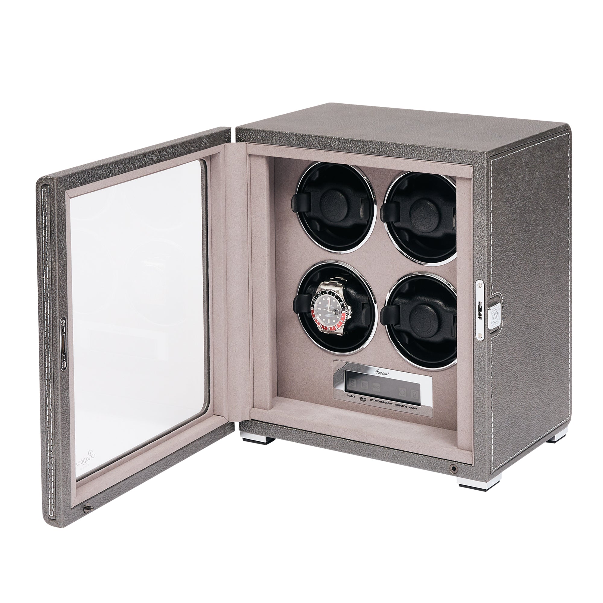 Quantum Quad Watch Winder - Silver