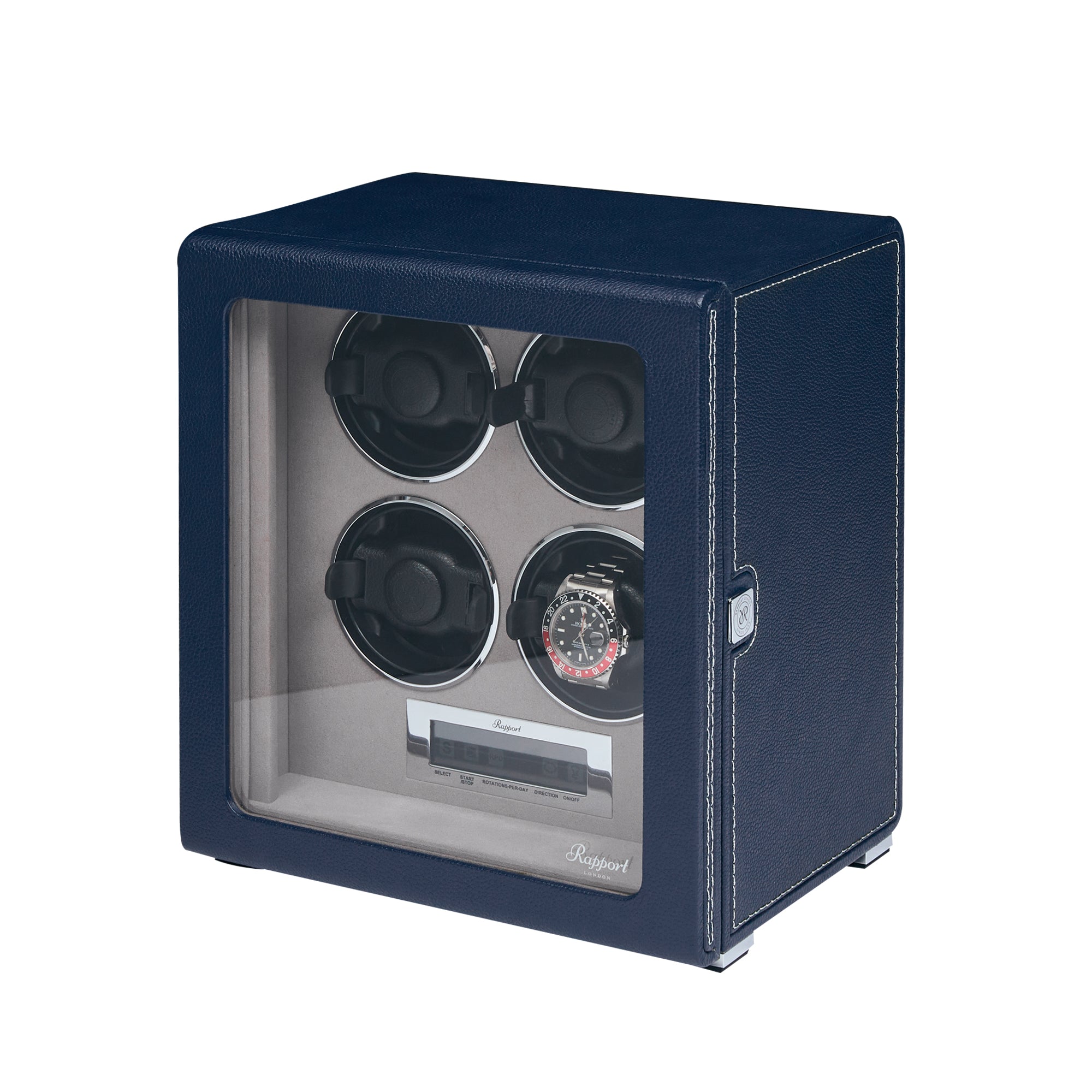 Quantum Quad Watch Winder - Navy