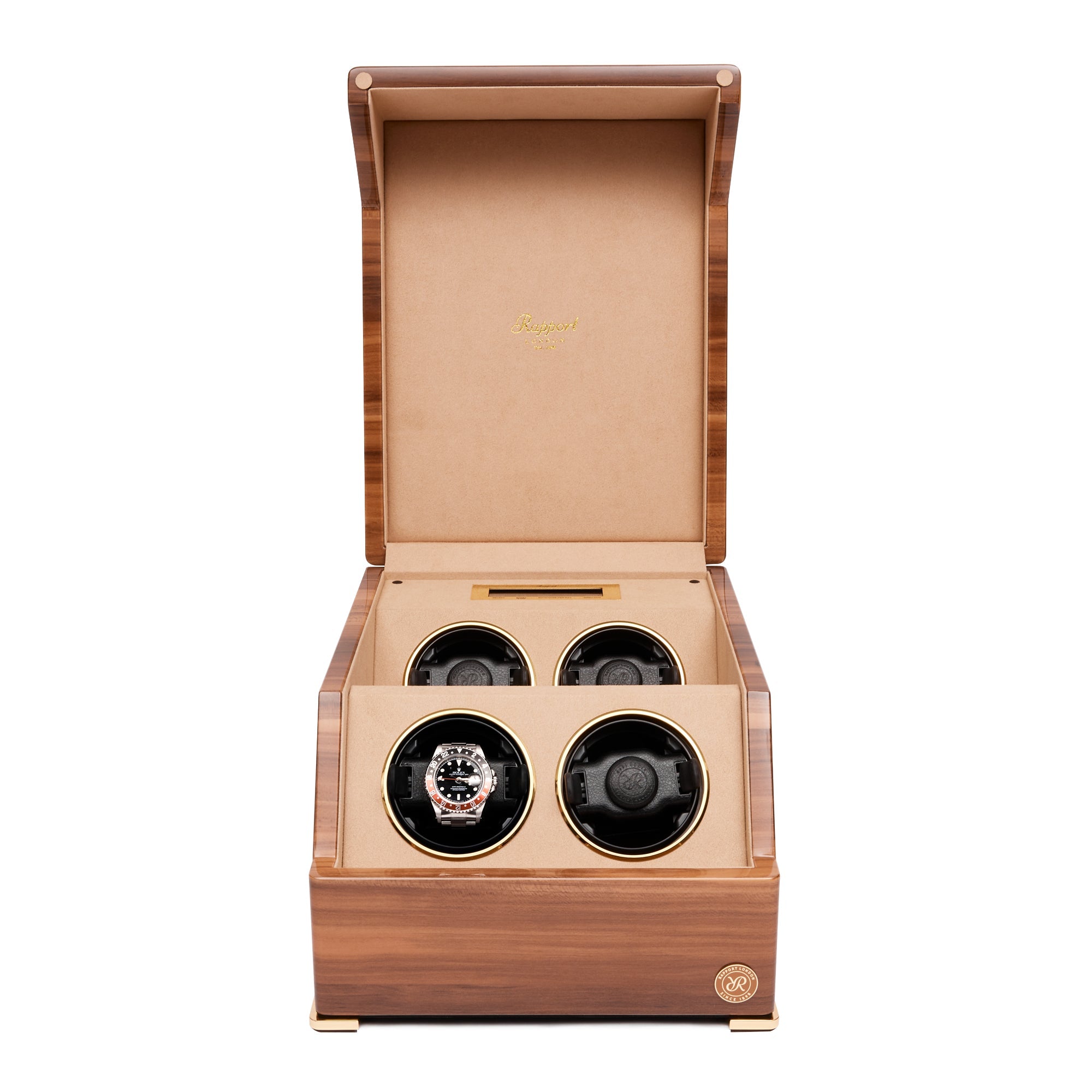 Perpetua III Quad Watch Winder - Walnut