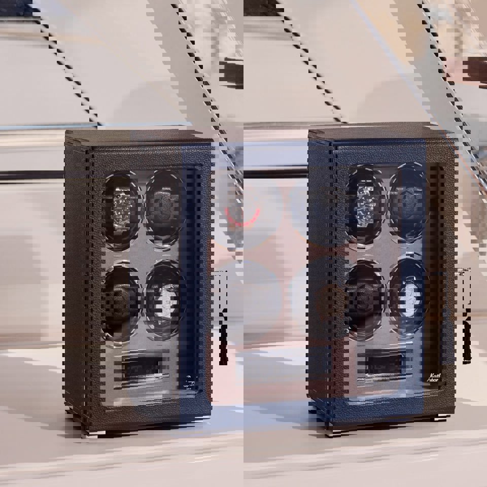 Quantum Quad Watch Winder - Navy