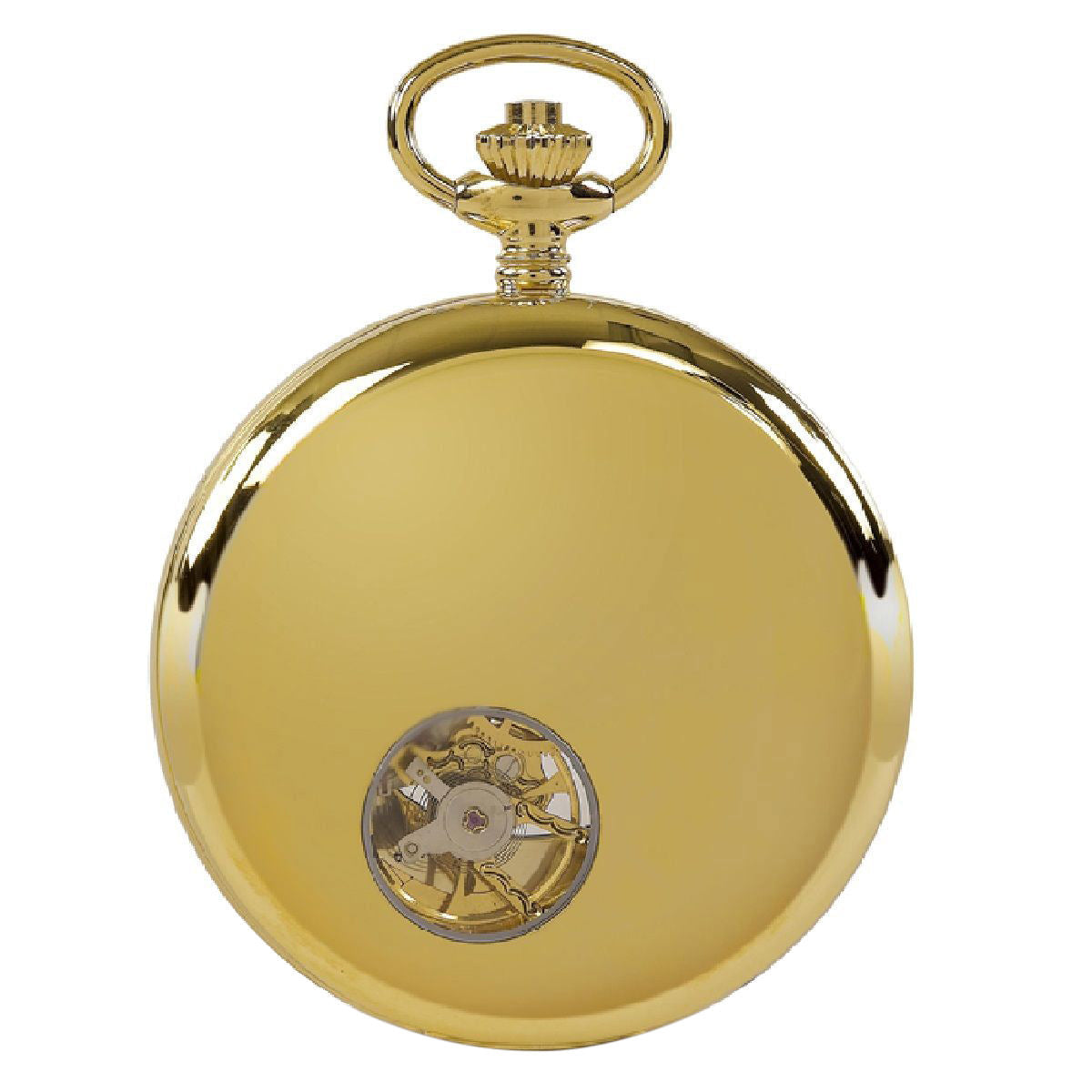Mechanical Half Hunter Pocket Watch 53mm - Gold
