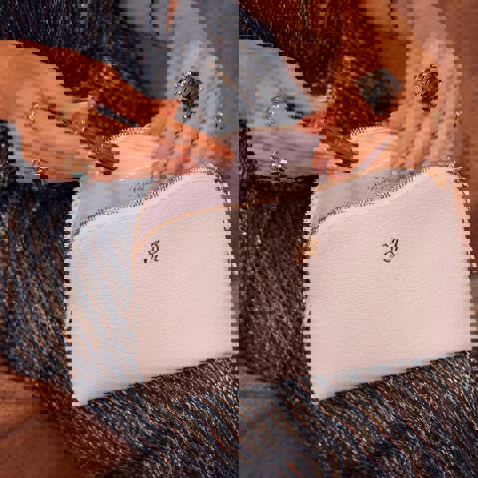 Makeup Bag - White