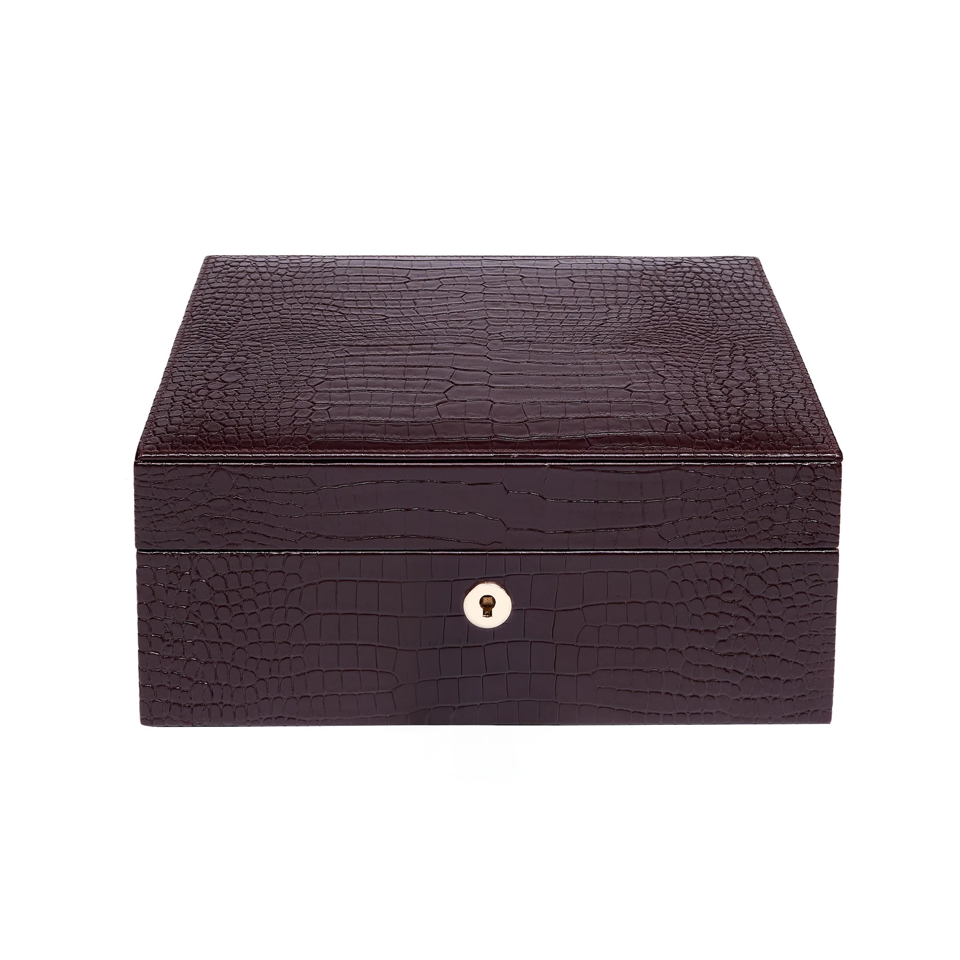 Brompton Medium Humidor - Brown