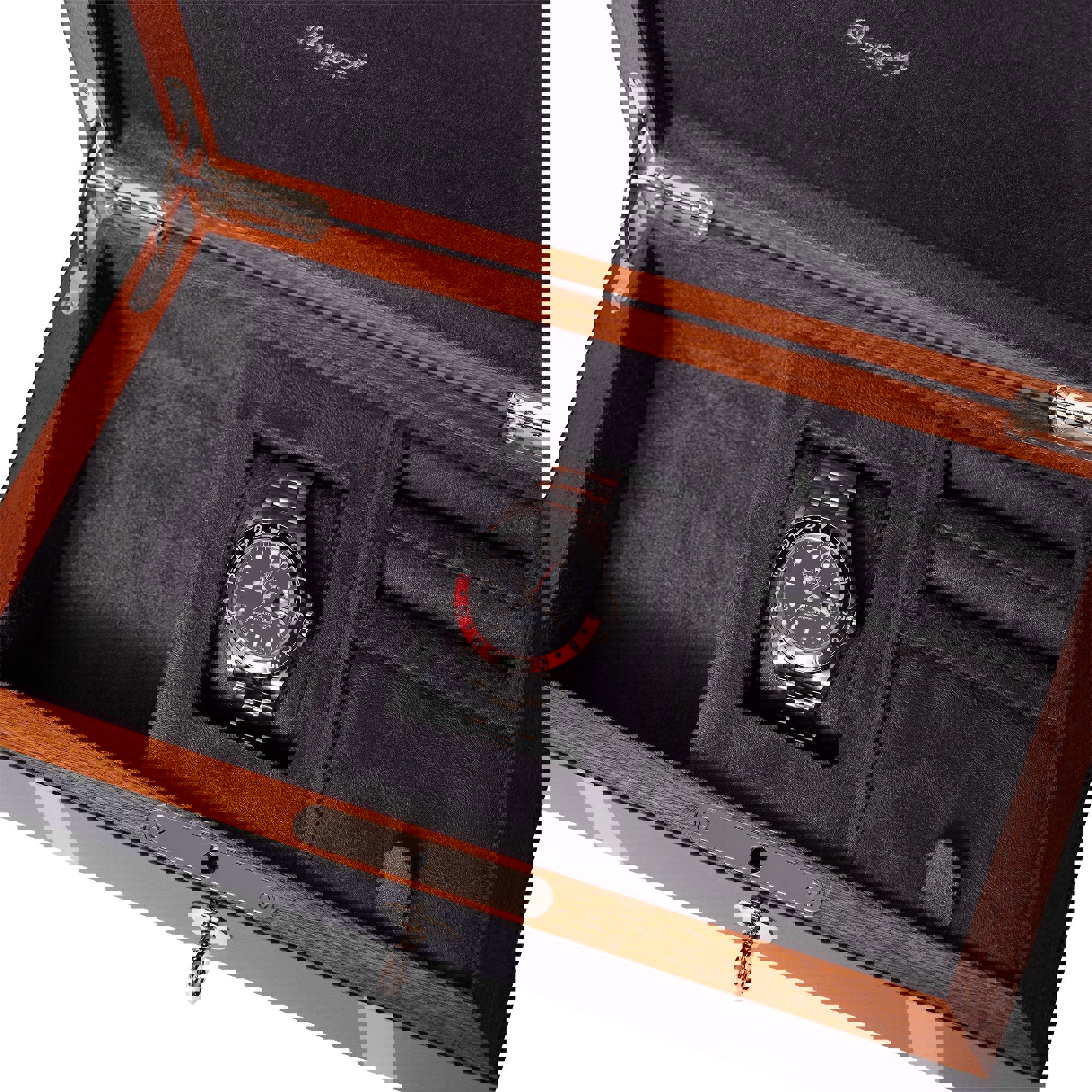 Carnaby Watch and Jewellery Box - Black