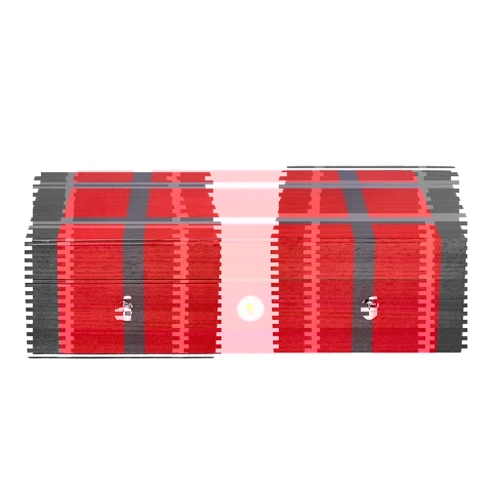 Carnaby Watch and Jewellery Box - Red