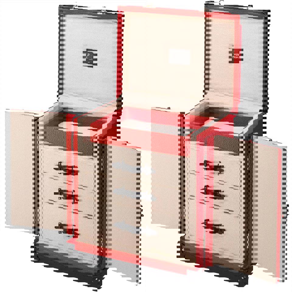 Deluxe Jewellery Trunk - Red
