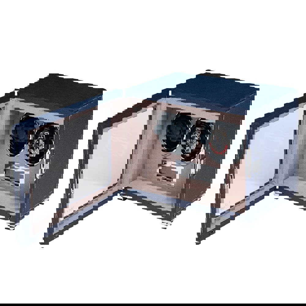 Quantum Duo Watch Winder - Navy