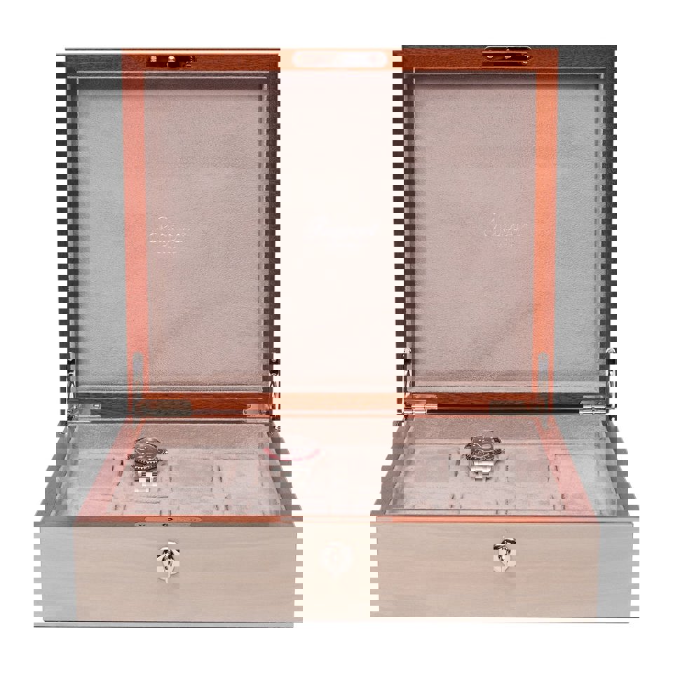 Heritage Chroma Eight Watch Box - Grey