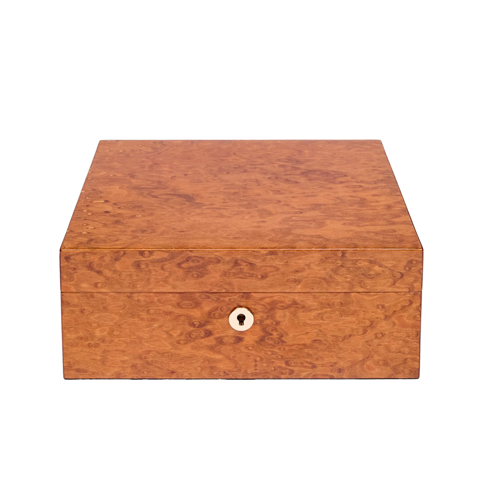 Heritage Medium Humidor - Burr Walnut