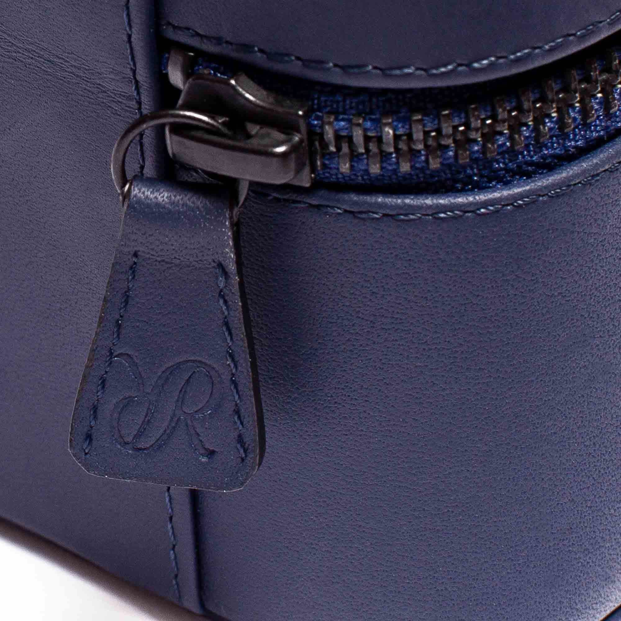 Hyde Park Four Watch Zip Case - Navy