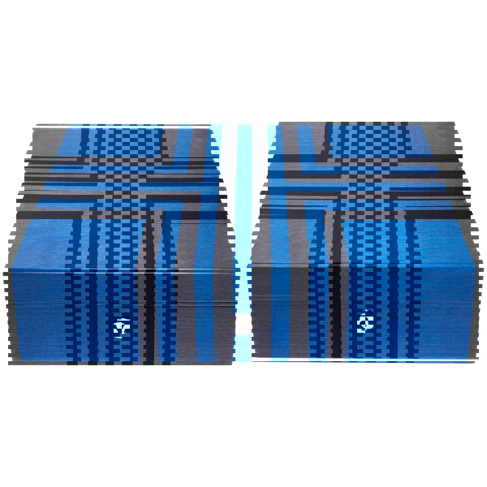 Labyrinth Ten Watch Box - Blue