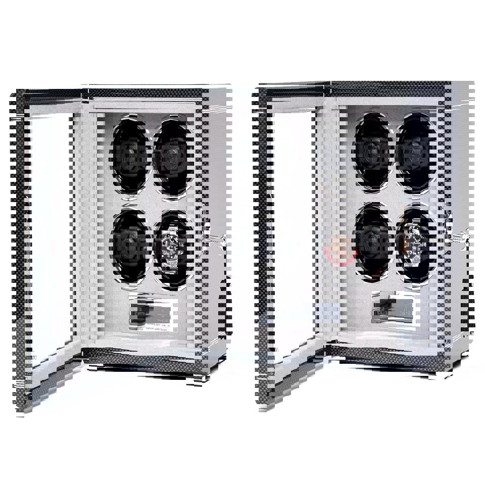 Formula Quad Watch Winder - Carbon Fibre