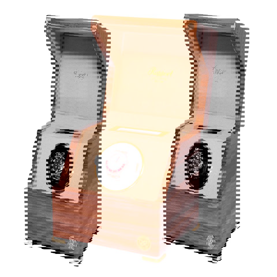 Perpetua III Single Watch Winder - Walnut