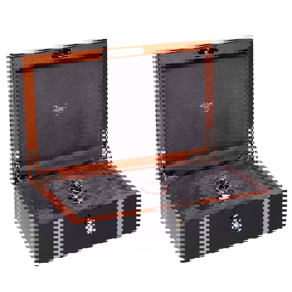 Carnaby Watch and Jewellery Box - Black