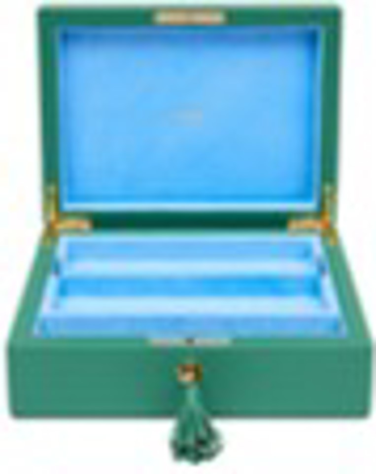 Charlotte Jewellery Box - Green